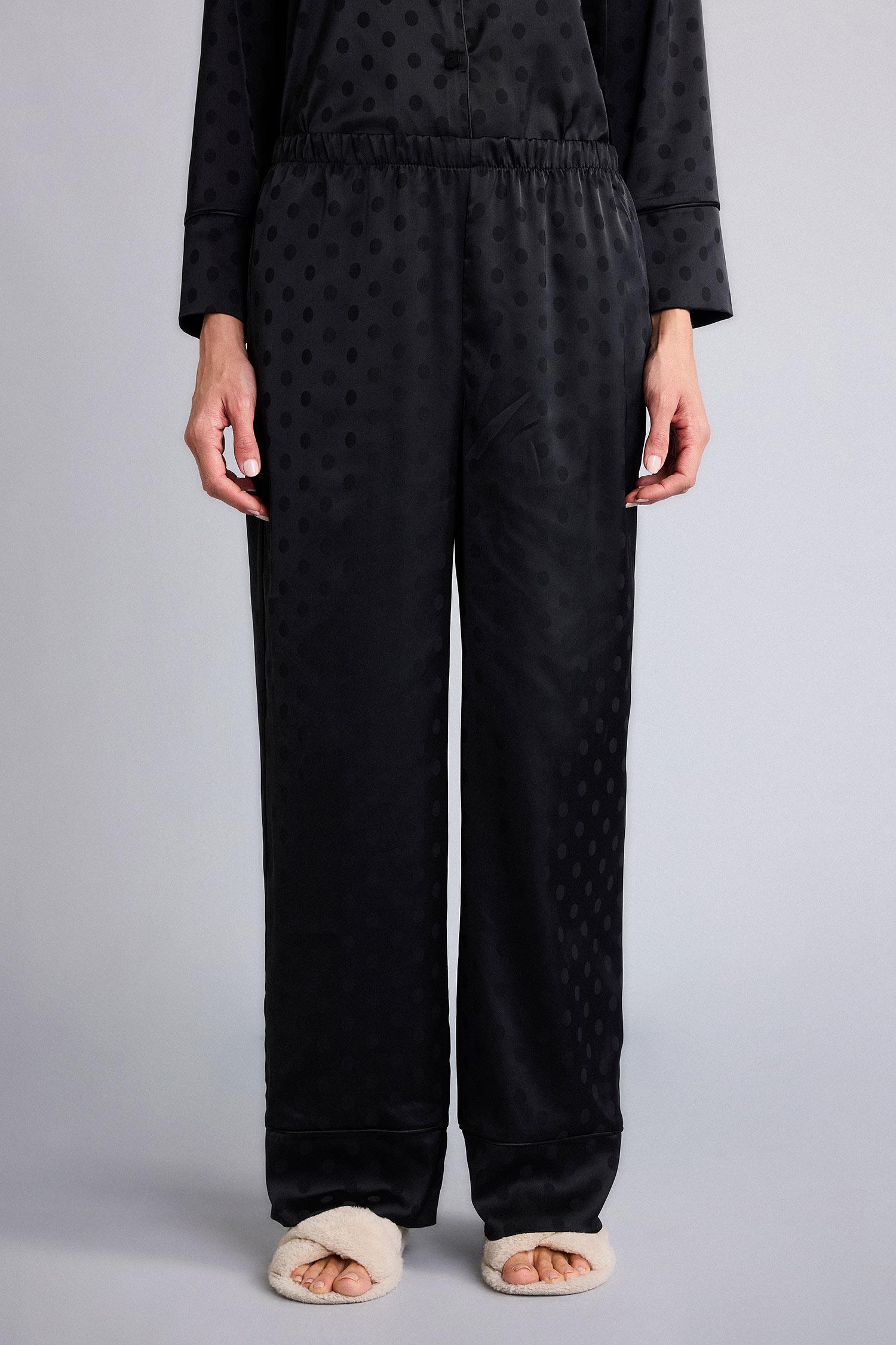 DeFacto Puantiyeli Uzun Kollu Üst Alt Pijama Takımı görsel 5