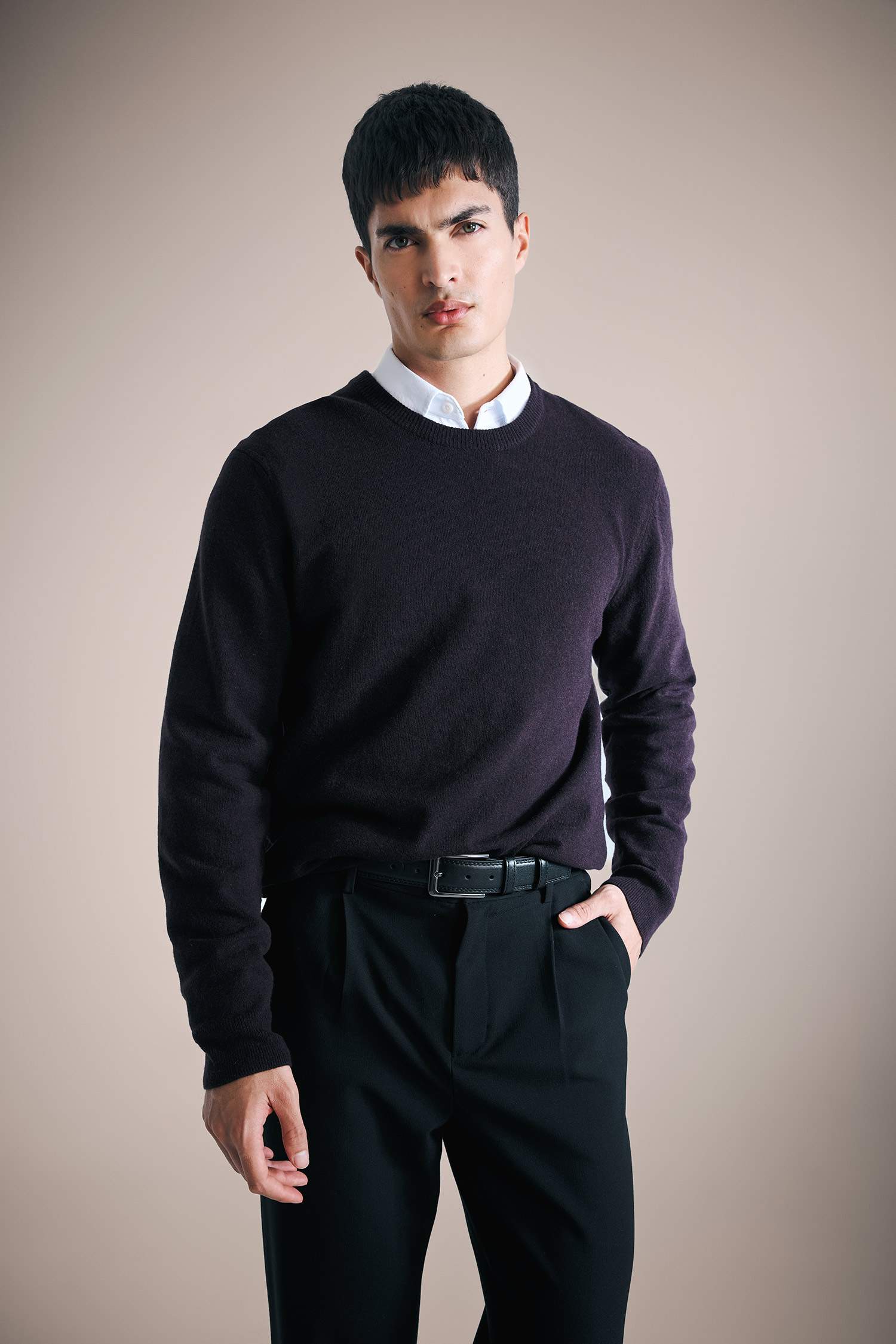 Standard Fit Crew Neck Knitwear Pullover
