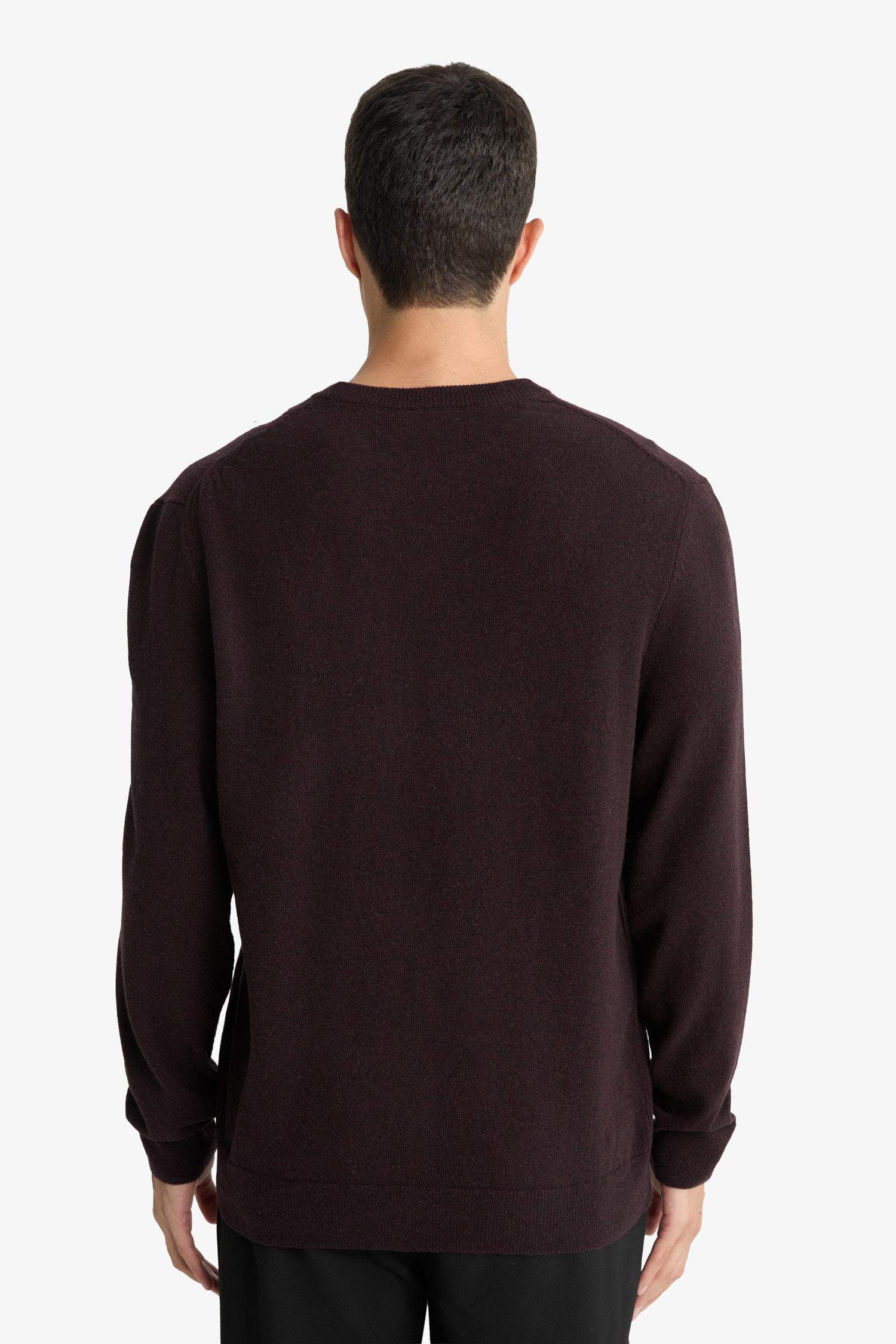 100% Wool Standard Fit Crew Neck Pullover