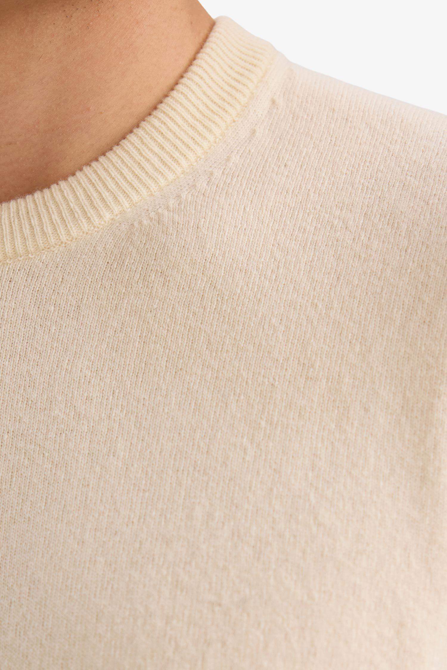 Yün-Kaşmir Standart Fit Bisiklet Yaka Kazak