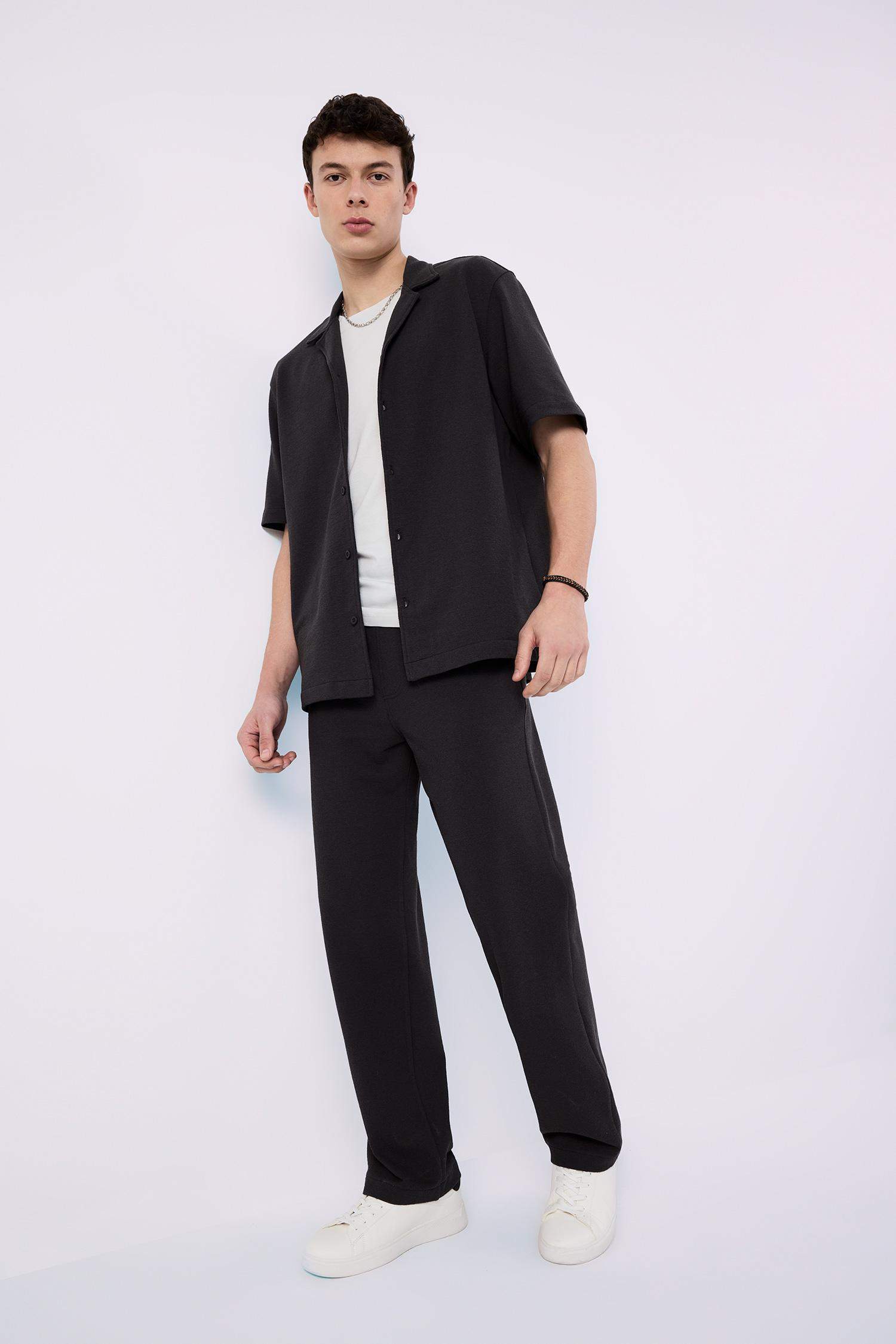 Bol Rahat Kesim Wide Leg Üç Cepli Geniş Paça Yazlık Pantolon