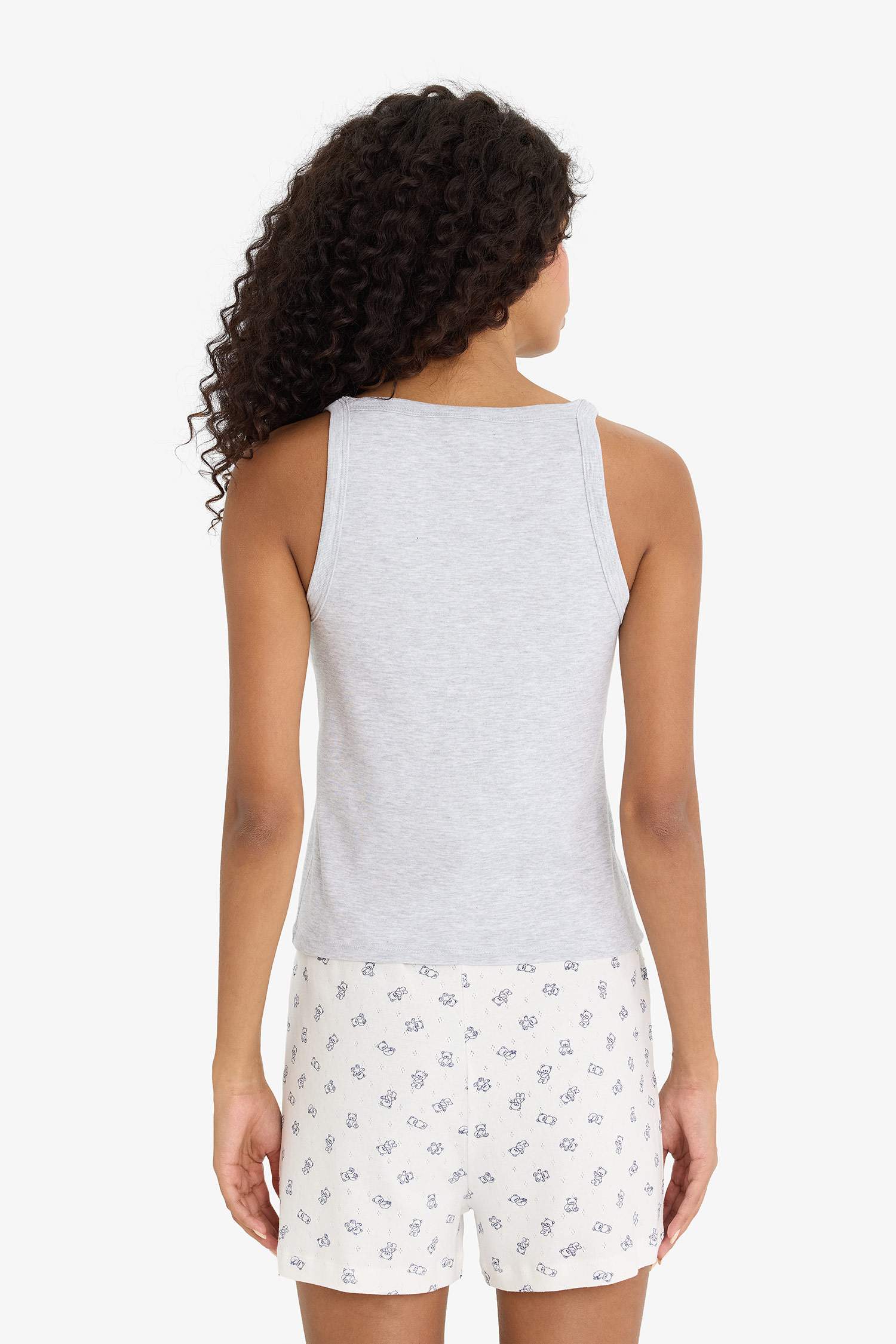 Basic Düz Atlet-Fall in Love