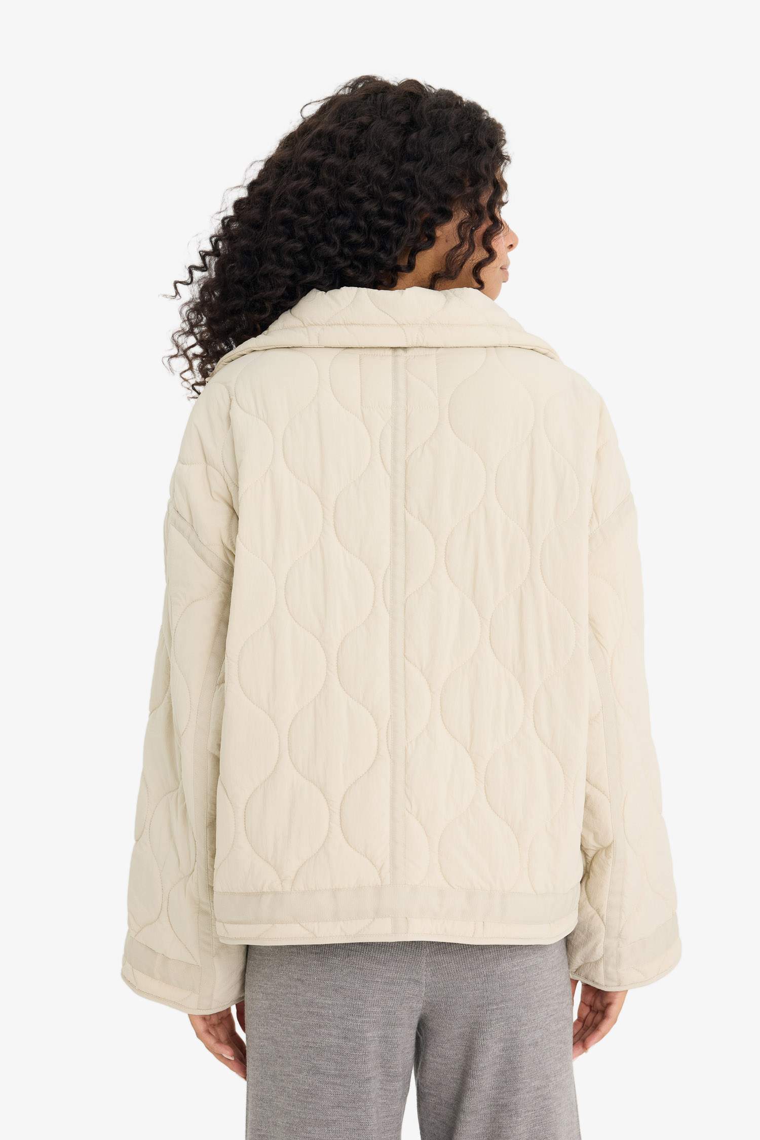 Su Geçirmez Regular Fit Çıtçıtlı Fermuarlı Kapitoneli Mont