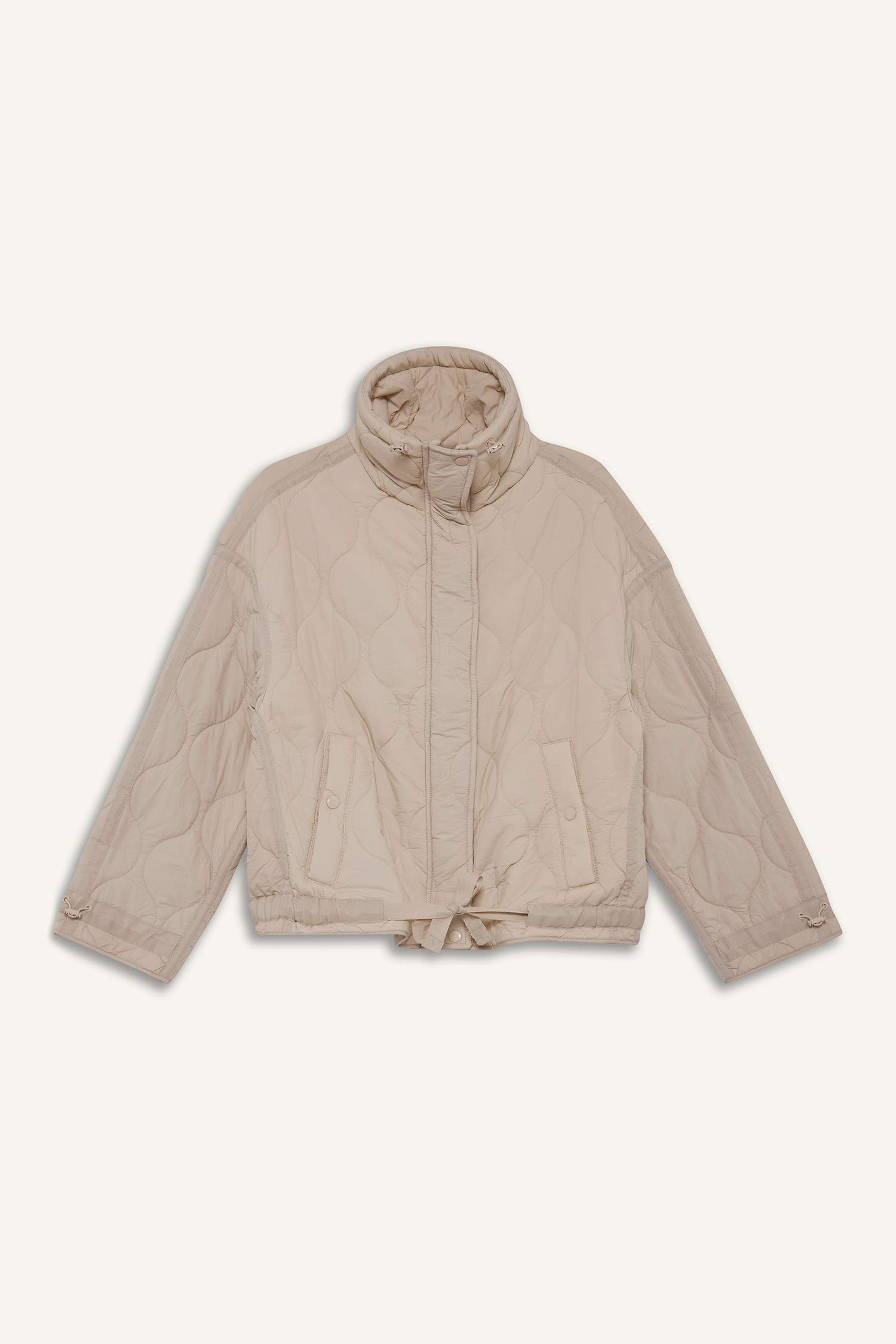 Su Geçirmez Regular Fit Çıtçıtlı Fermuarlı Kapitoneli Mont