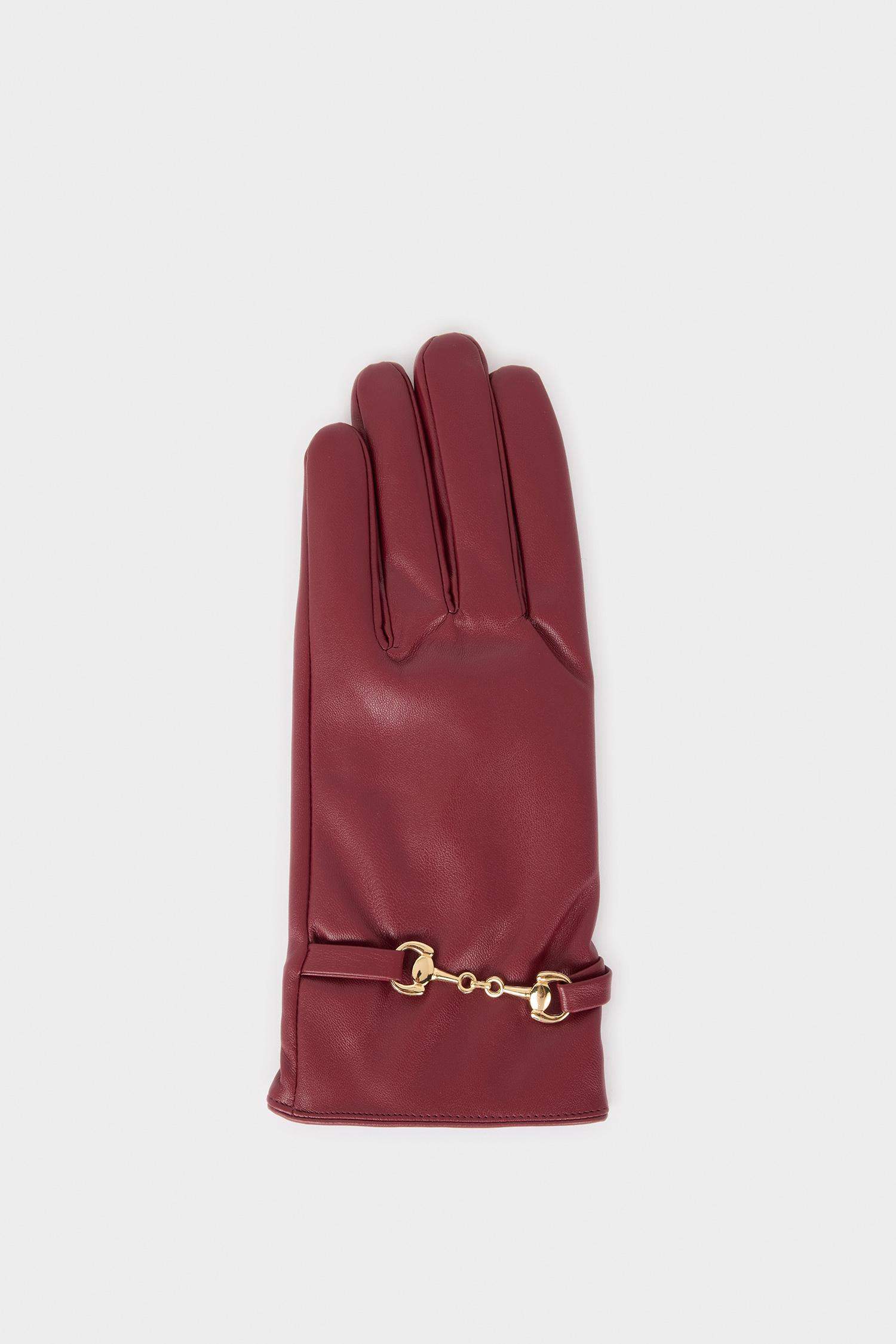 Kadın Suni Deri Eldiven