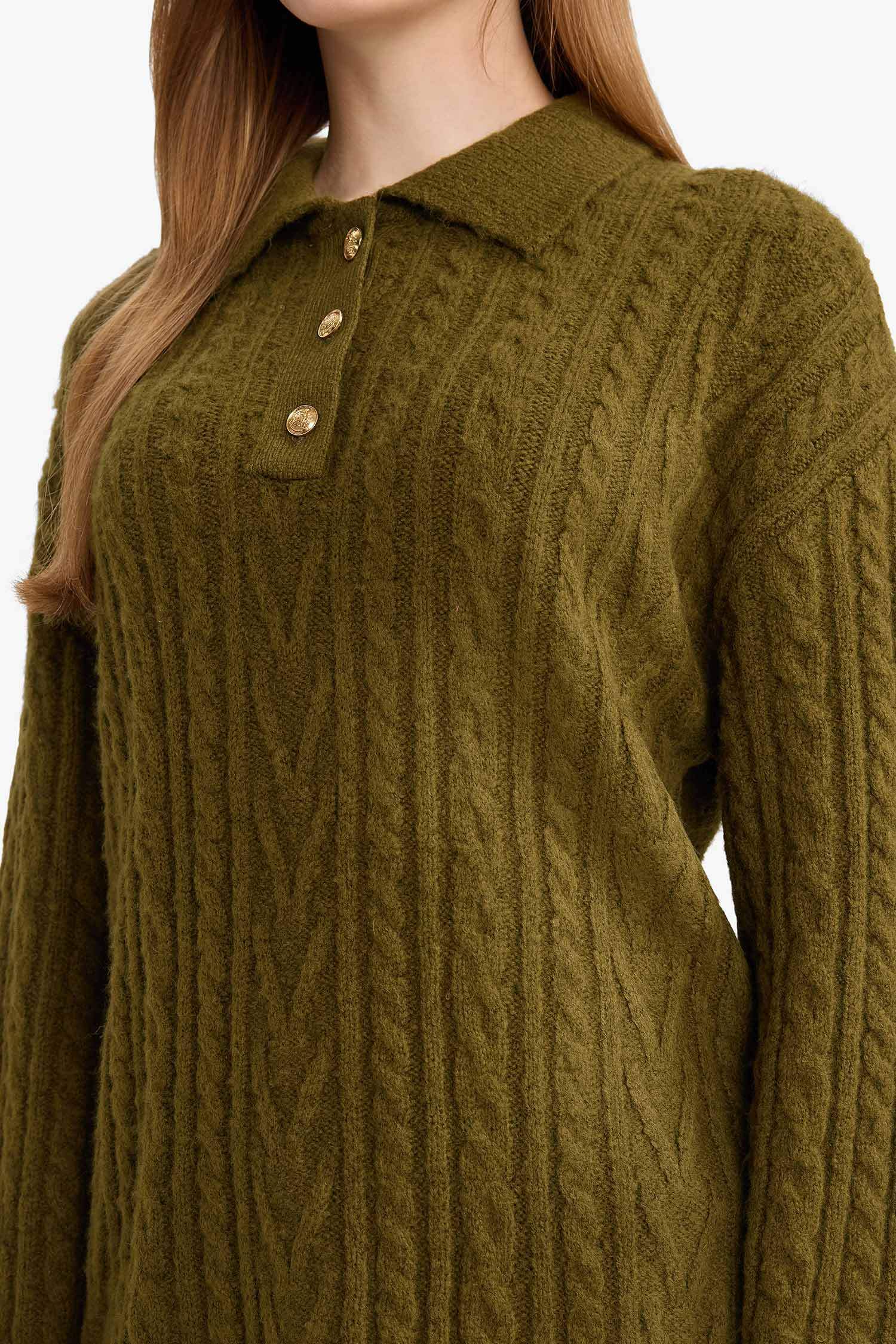 تونيك تريكو قصة عادية برقبة بولو