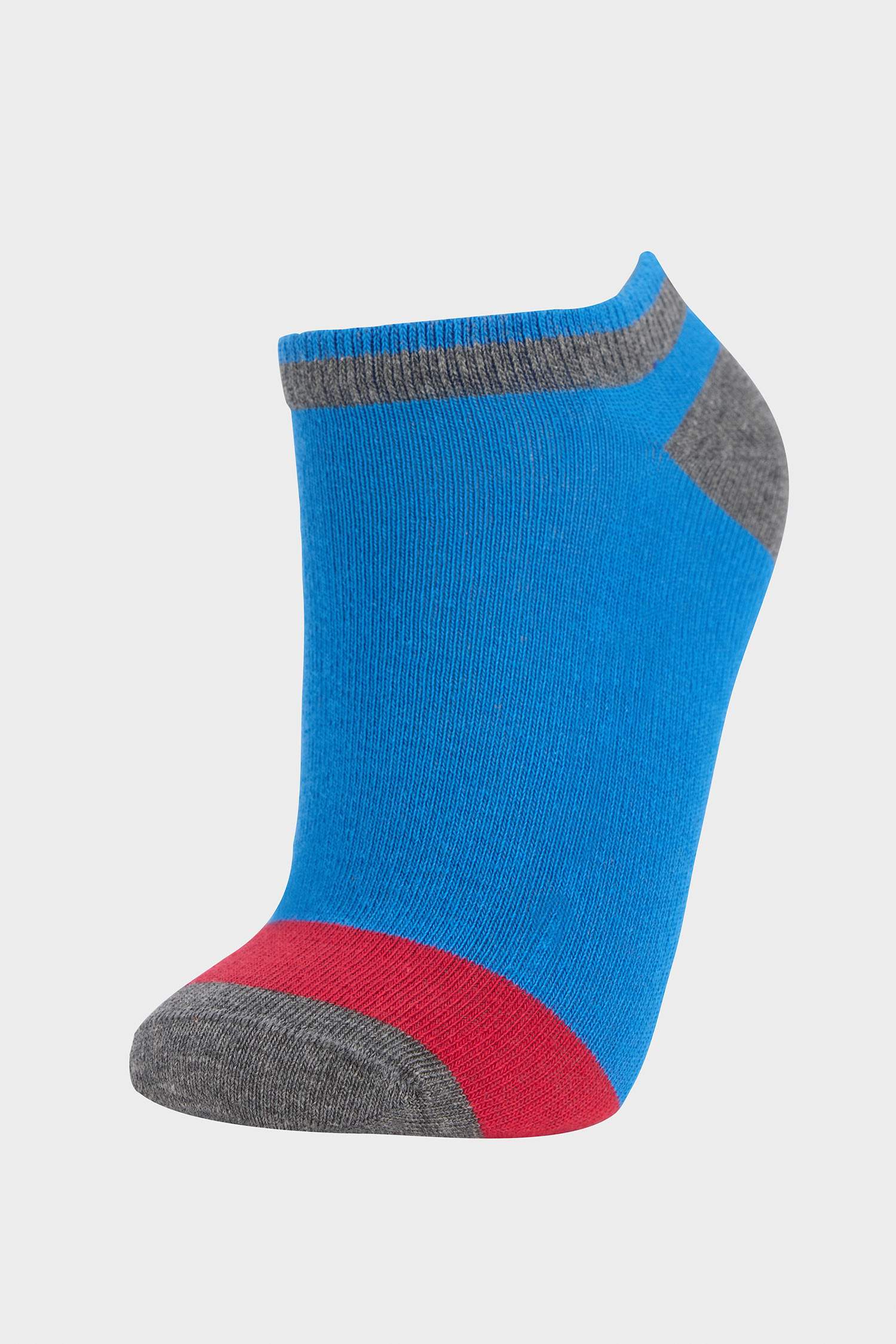 Erkek Çocuk Basıc Düz 5'li Pamuklu Patik Çorap