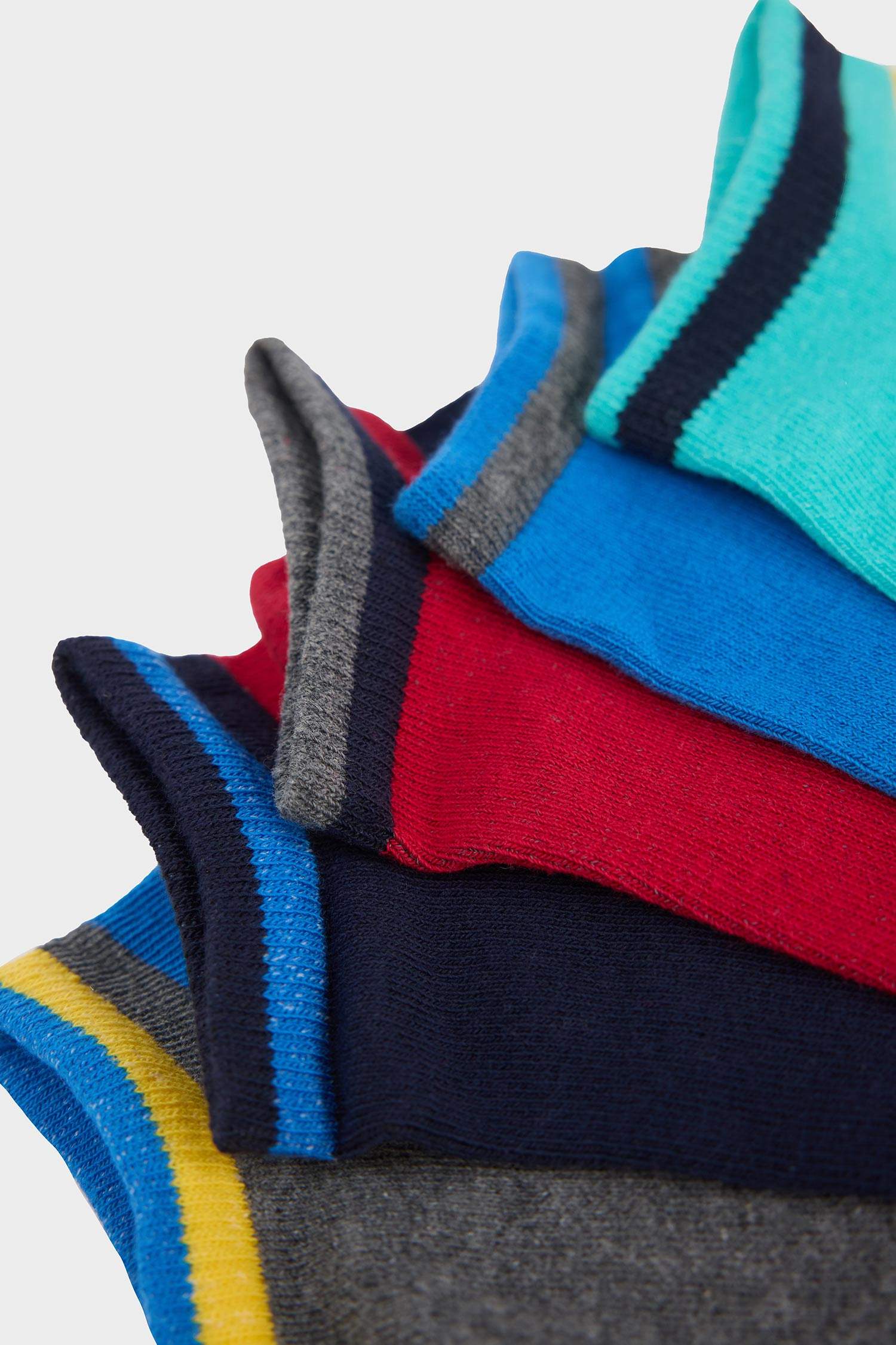 Erkek Çocuk Basıc Düz 5'li Pamuklu Patik Çorap