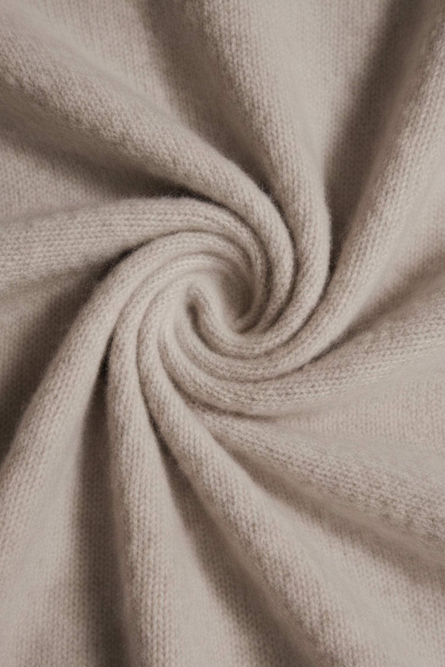 Pull en tricot col montant Oversize en laine mélangée