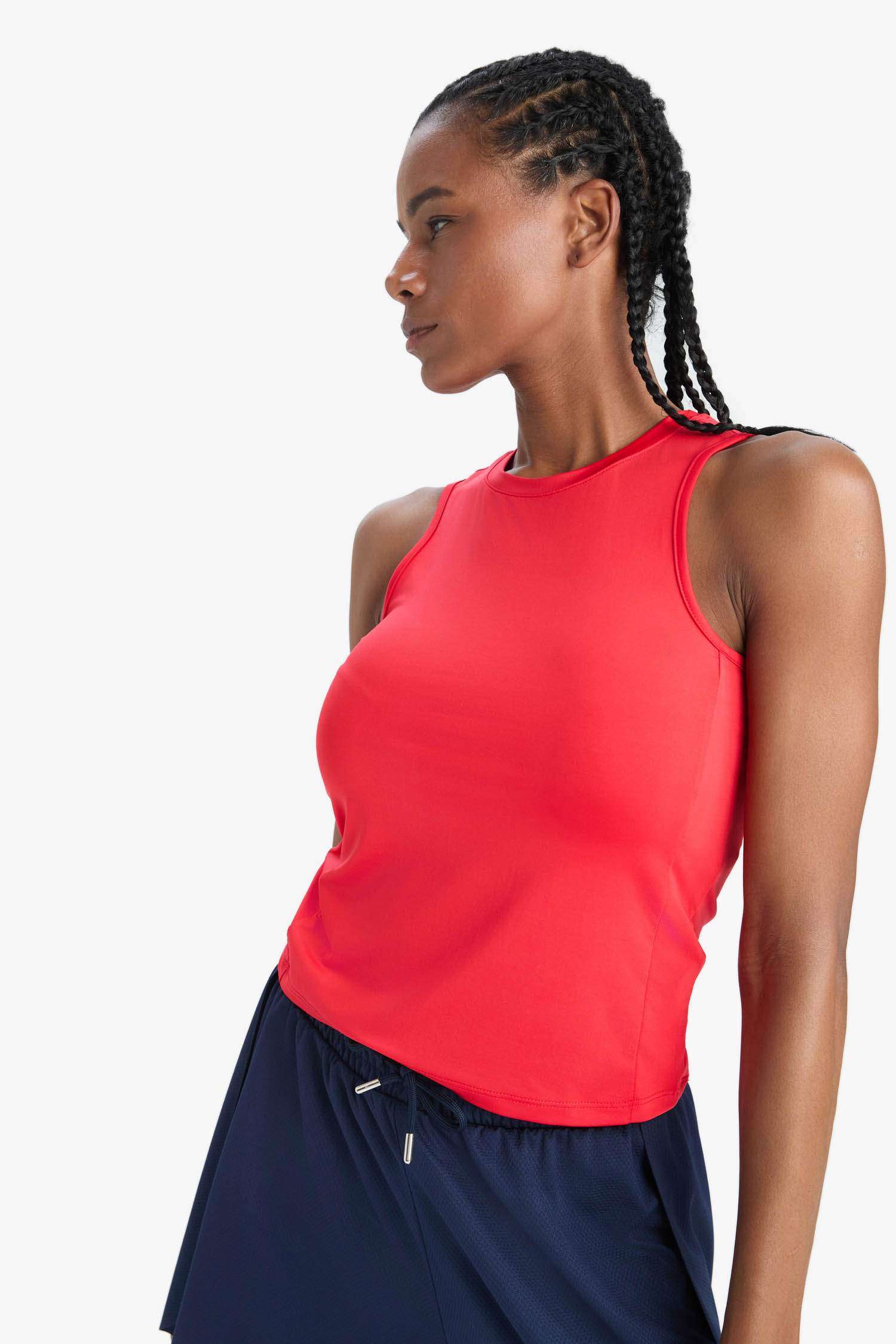 كيمونه رياضي سليم فيت بياخة مستديرة من DeFactoFit