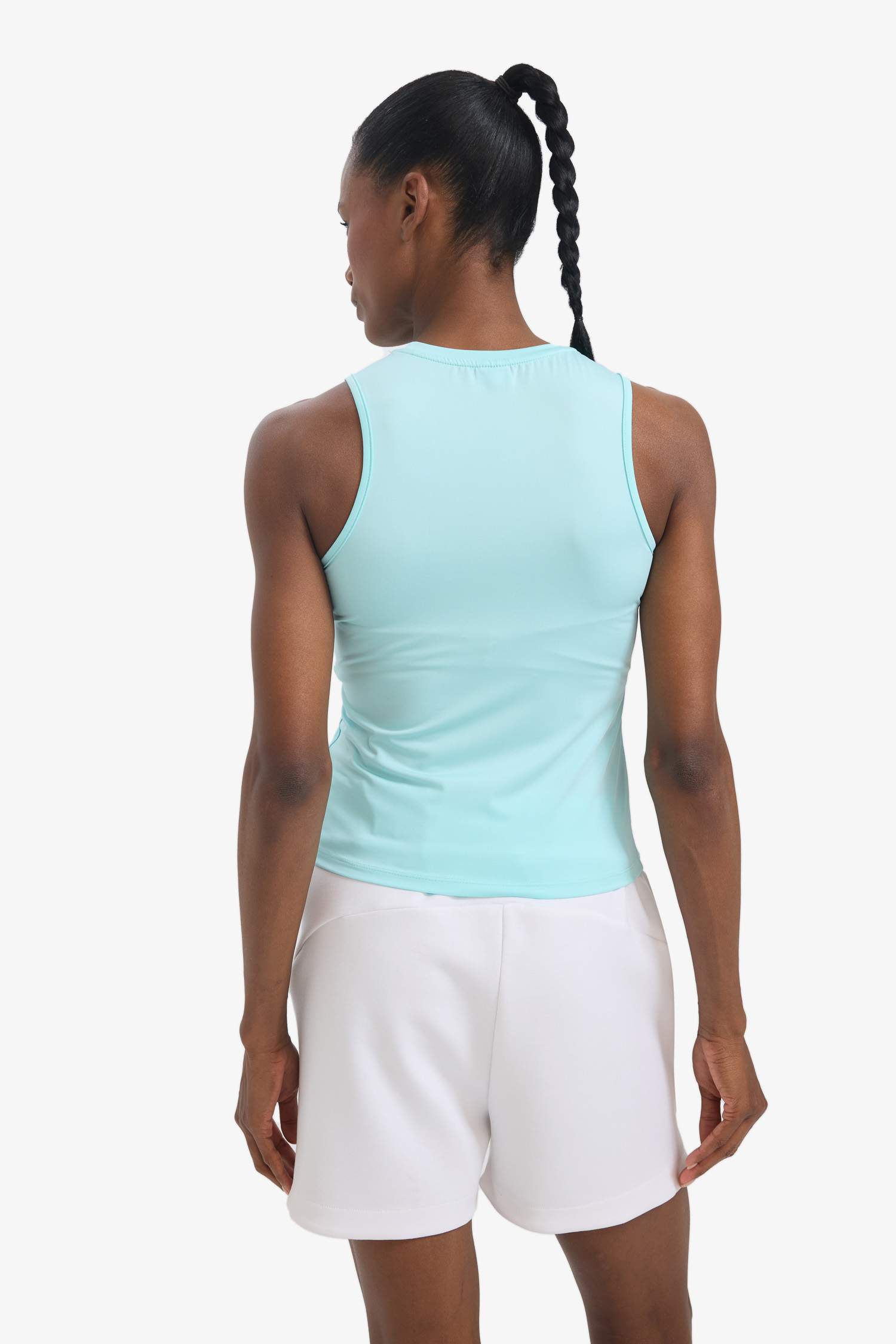 	DeFactoFit Slim Fit Dar Kesim Basic Düz Bisiklet Yaka Sporcu Atlet