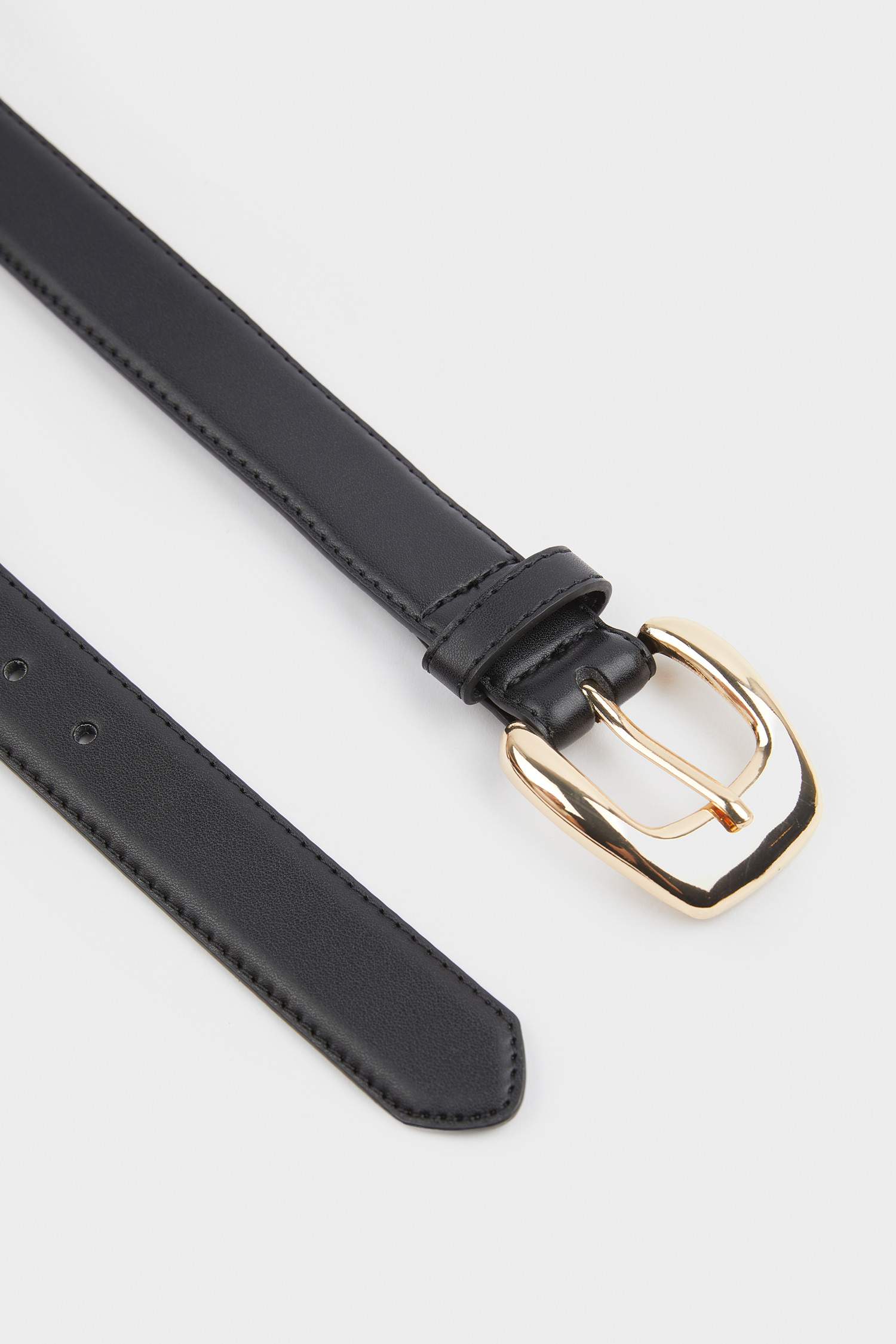 Kadın Büyük Toka Suni Deri Jean Kemeri