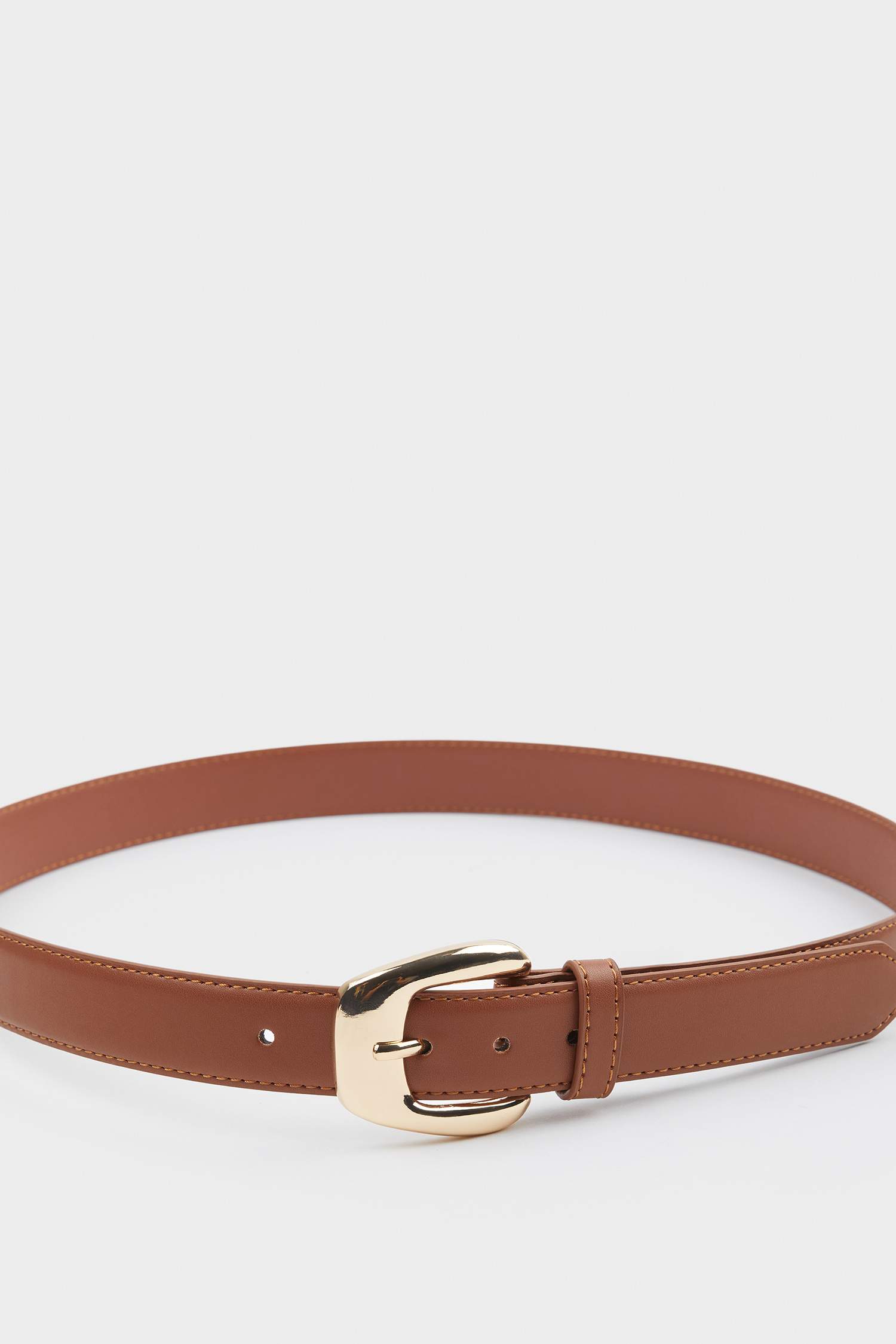 Kadın Büyük Toka Suni Deri Jean Kemeri