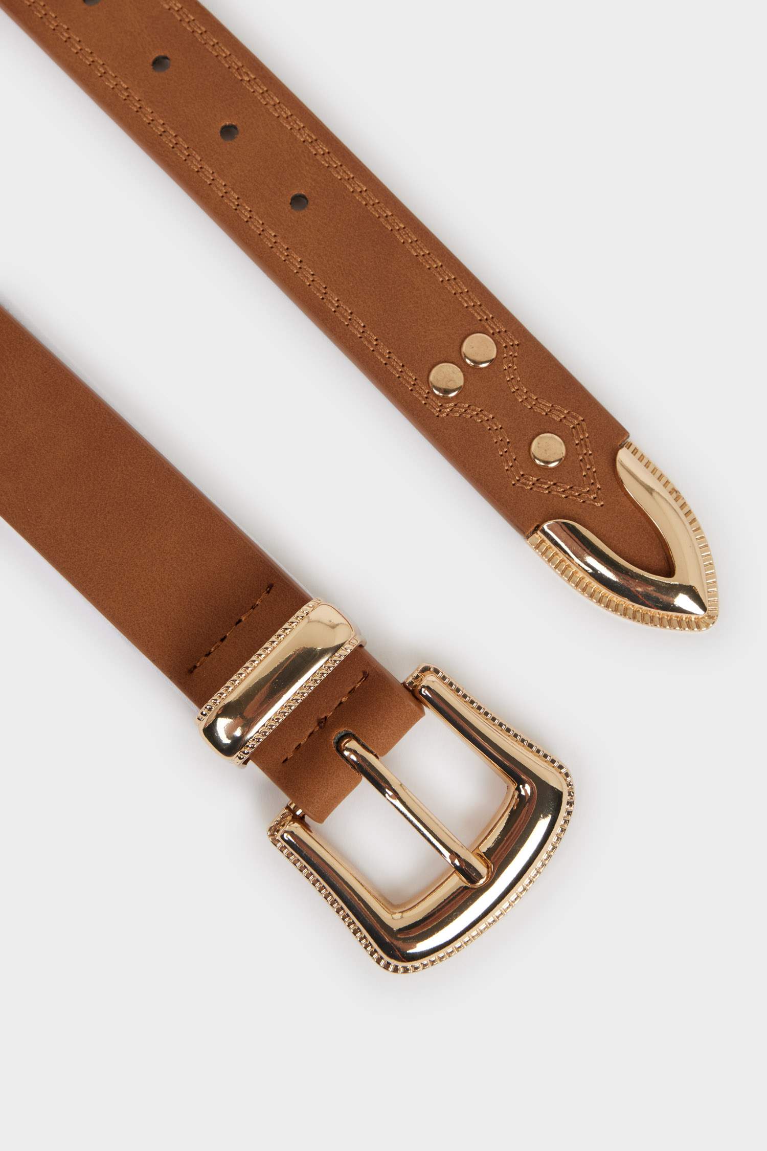 حزام جلد صناعي