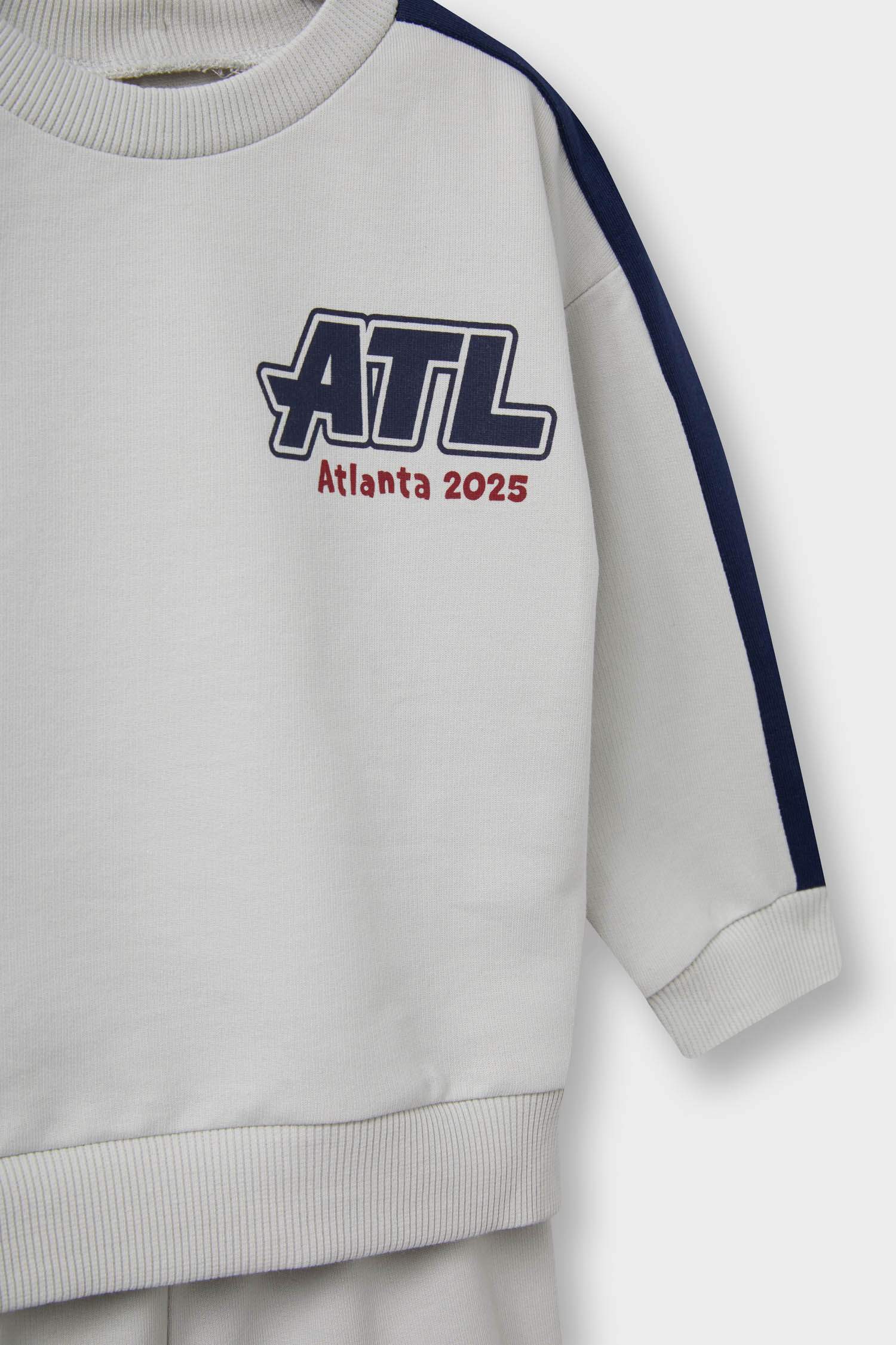 Baby Boy Printed Sweatshirt Sweatpants 2 Piece Set