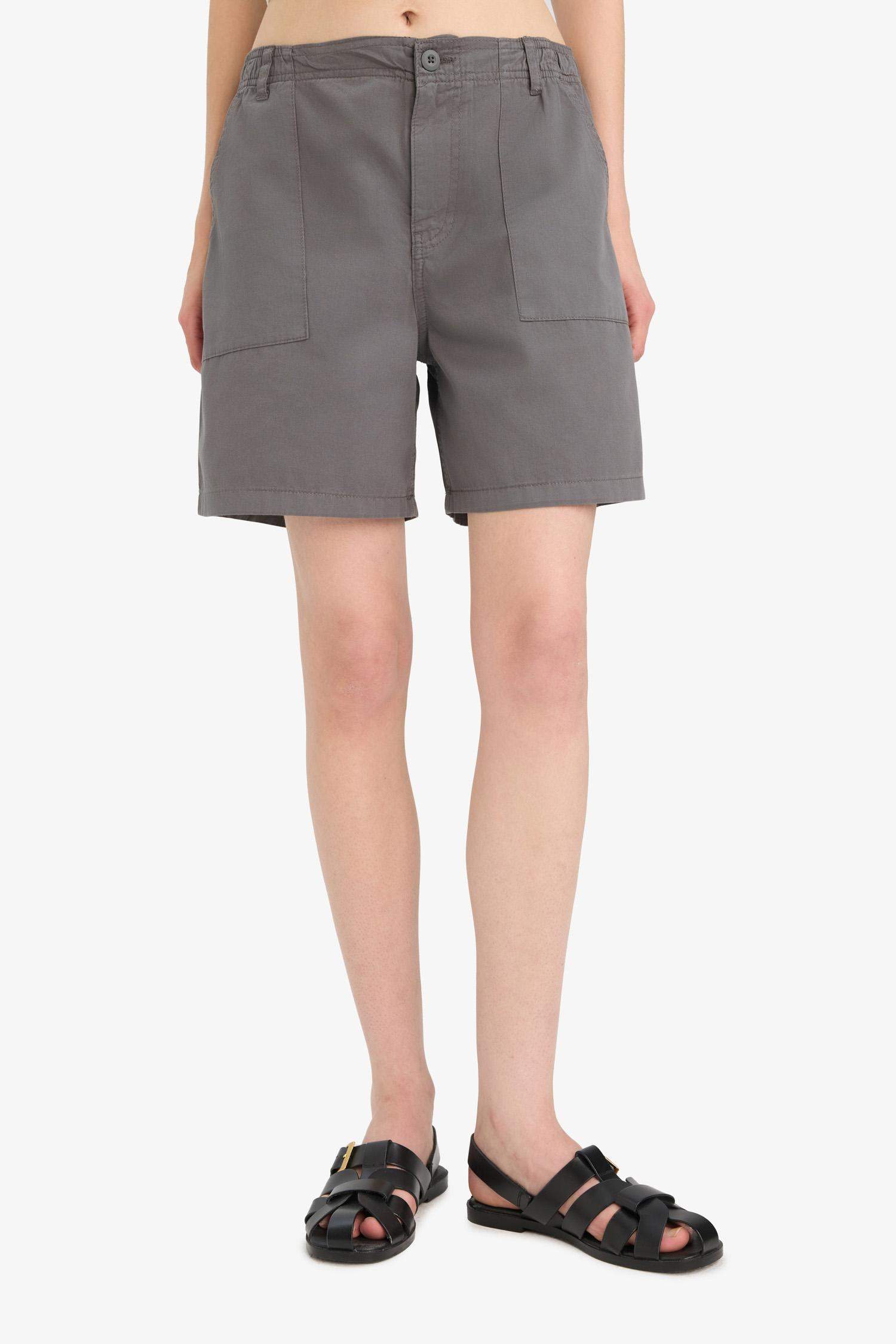 Coool Normal Bel Kısa Paça Gabardin Şort