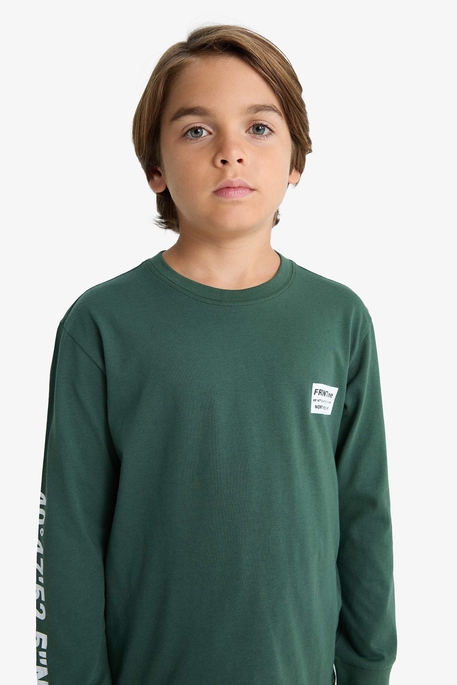 Erkek Çocuk Pijama Takımı Baskılı Uzun Kollu Üst Uzun Alt