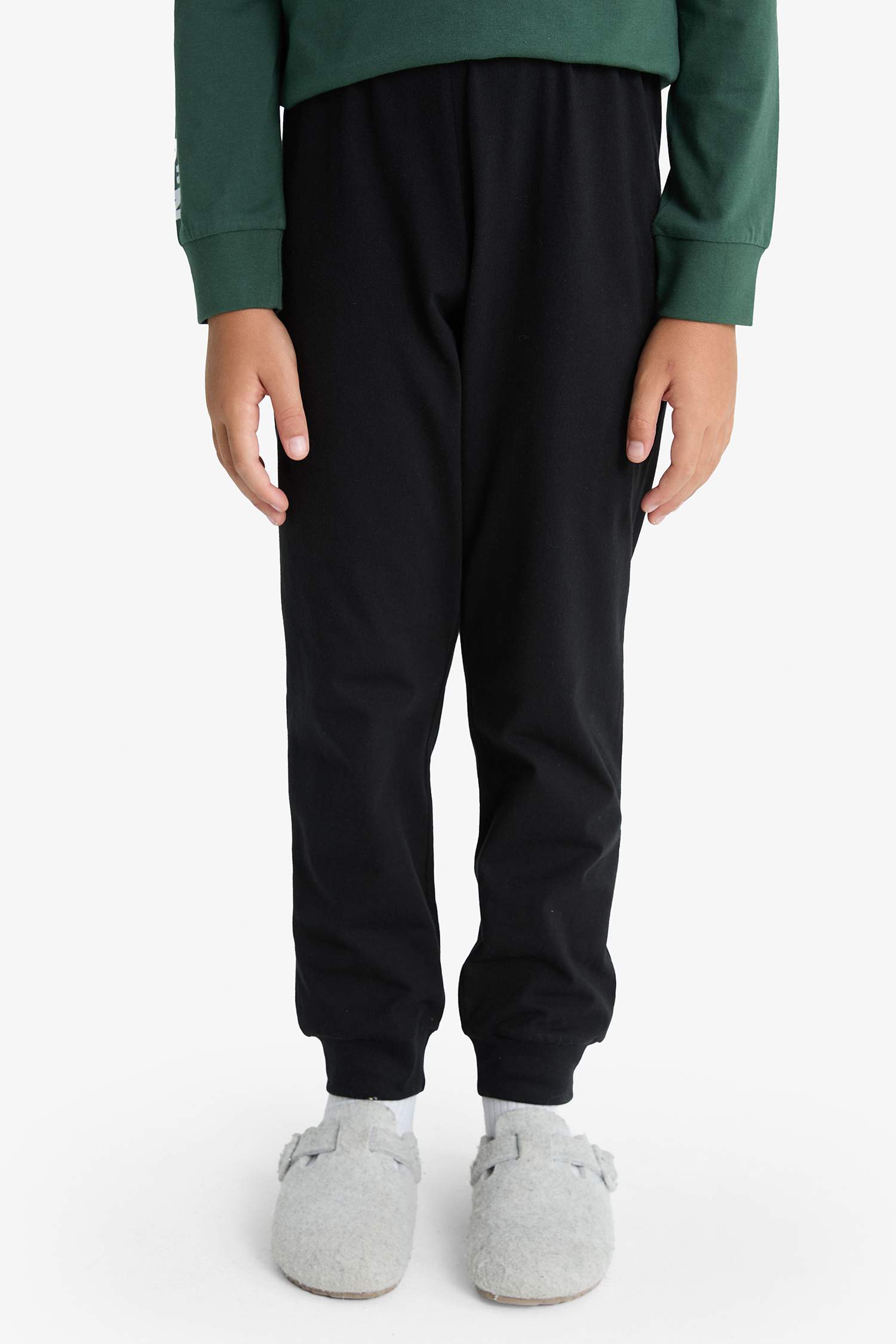 Erkek Çocuk Pijama Takımı Baskılı Uzun Kollu Üst Uzun Alt