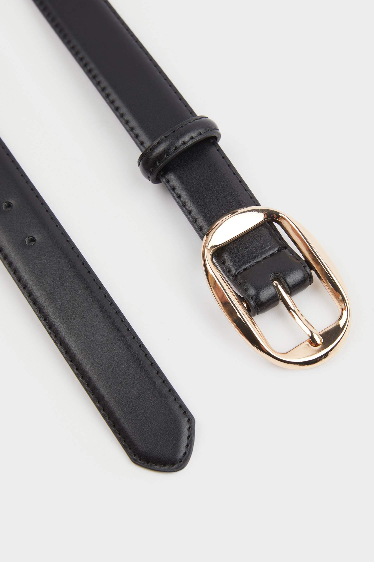 Kadın Büyük Toka Suni Deri Jean Kemeri