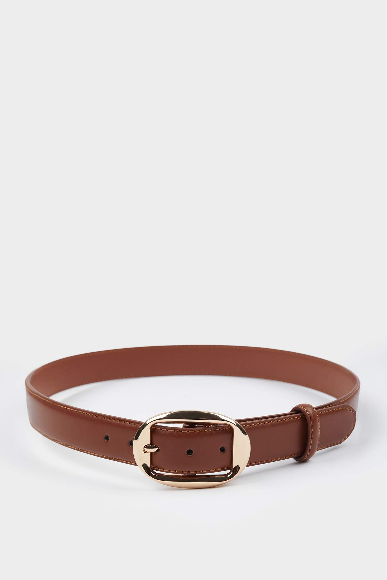 Kadın Büyük Toka Suni Deri Jean Kemeri