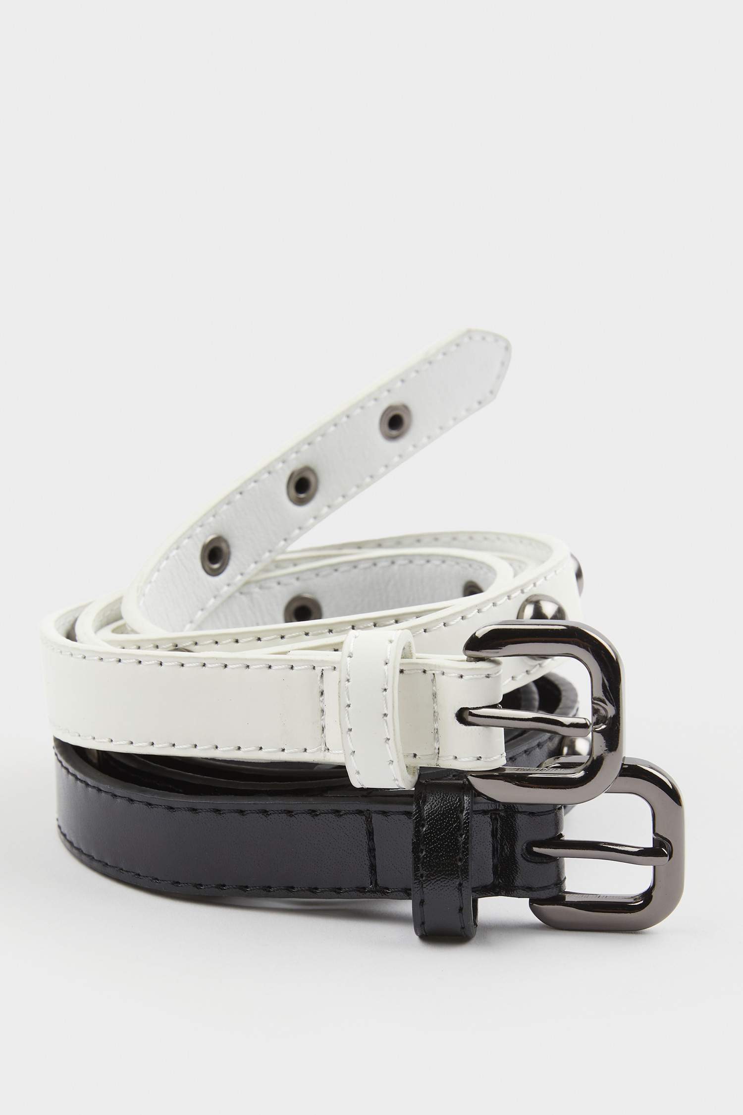 حزام جلد صناعي من قطعتين