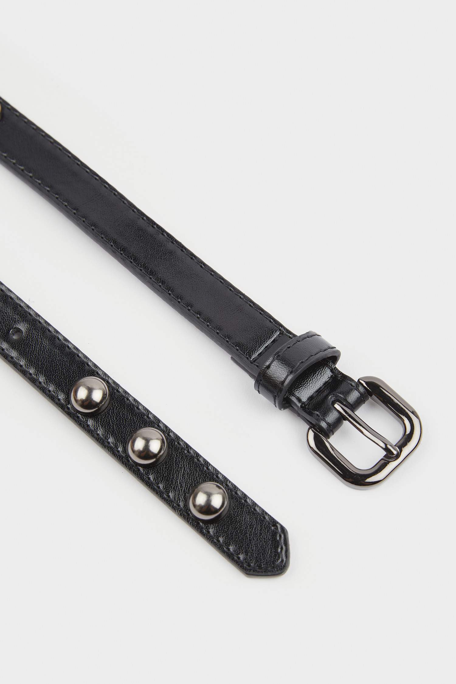 حزام جلد صناعي من قطعتين