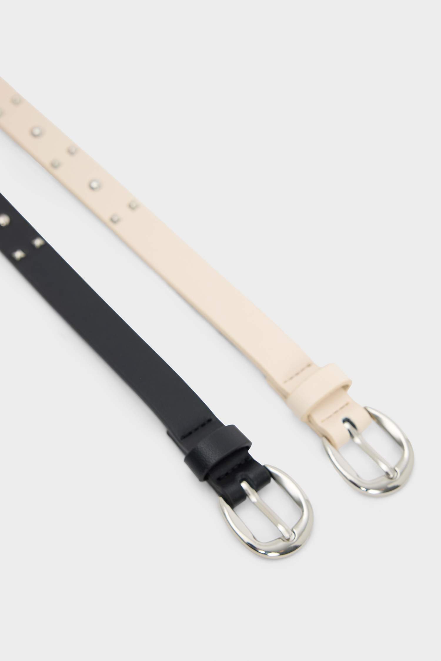 حزام جلد صناعي من قطعتين