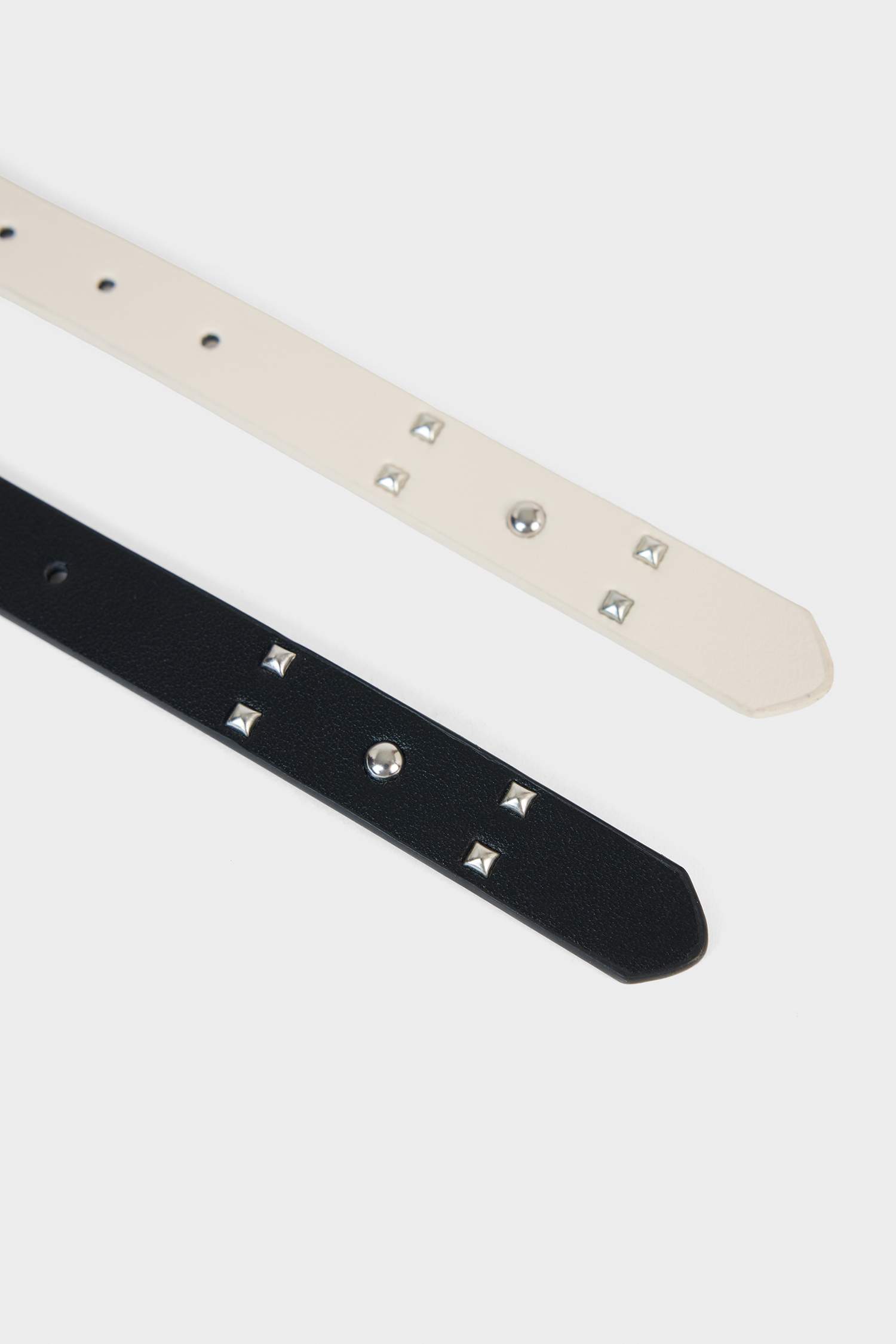 Kadın Suni Deri 2'li Günlük Kemer