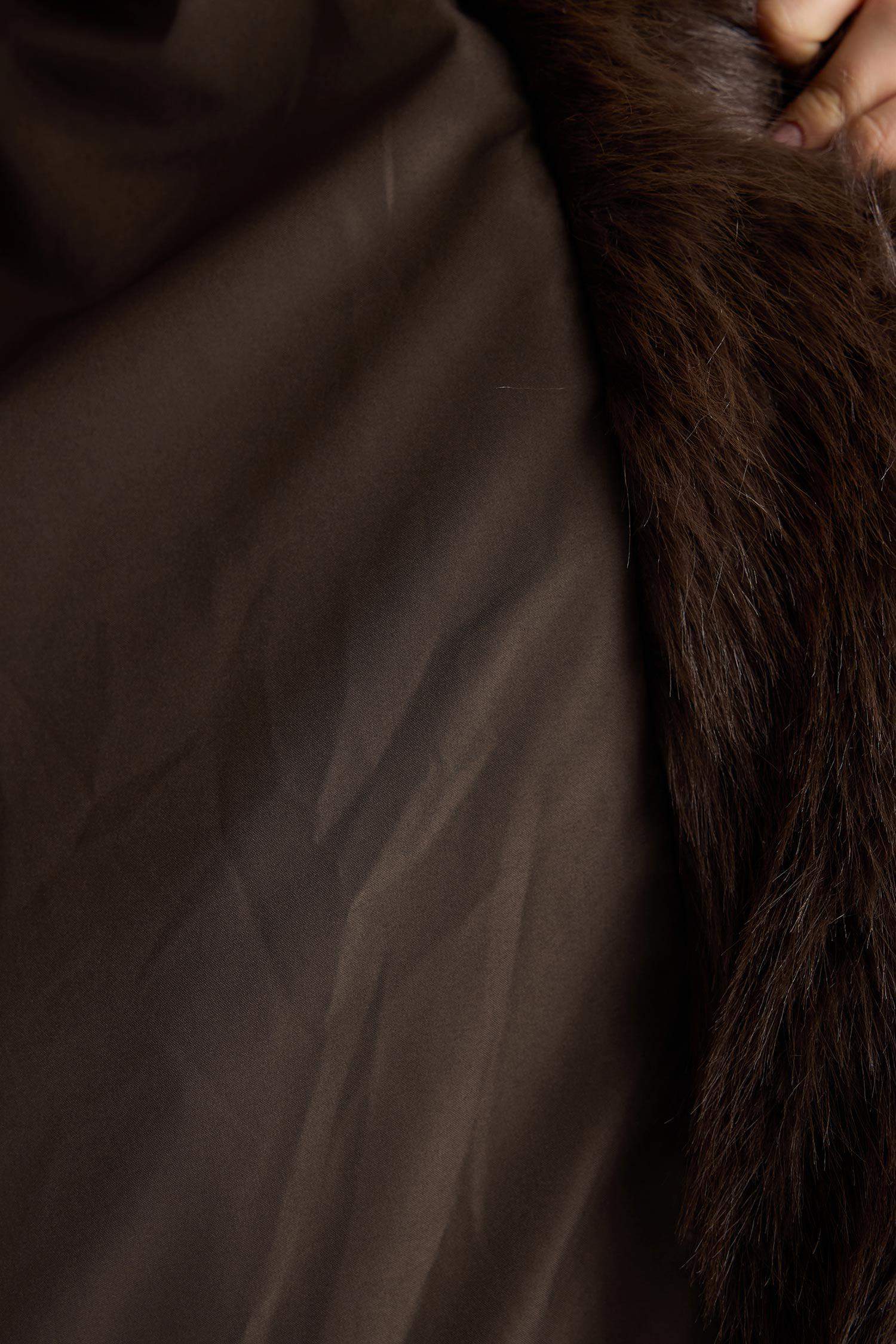 Обычная посадка, искусственный мех