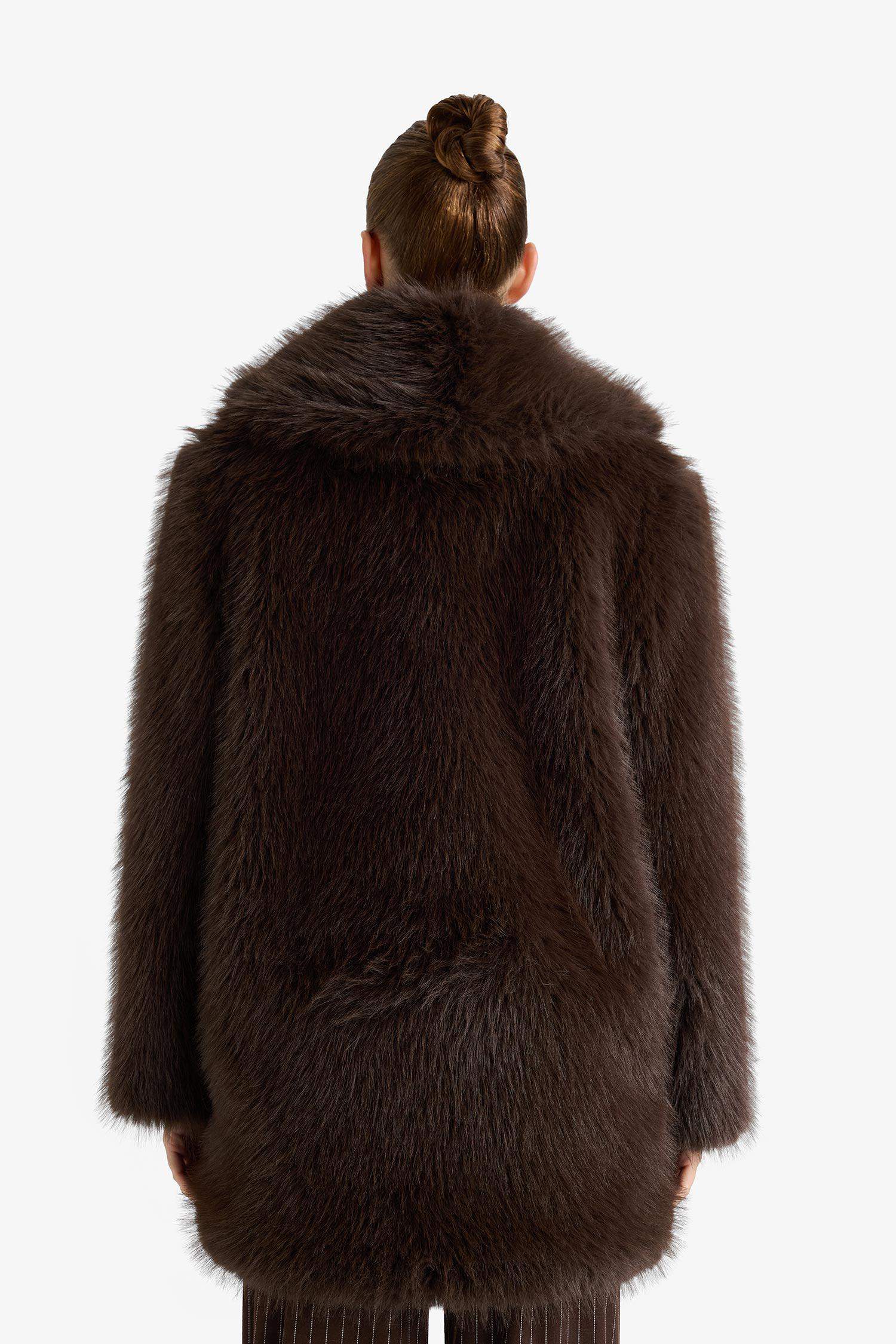 Обычная посадка, искусственный мех