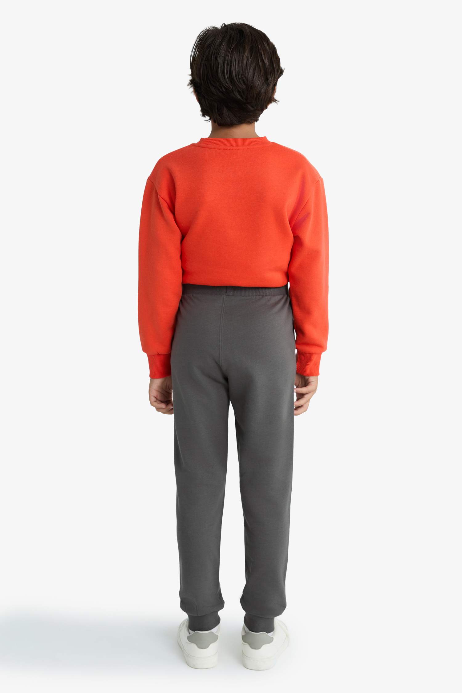 بنطلون بجامة رياضي ولادي قماش رقيق قصة عادية