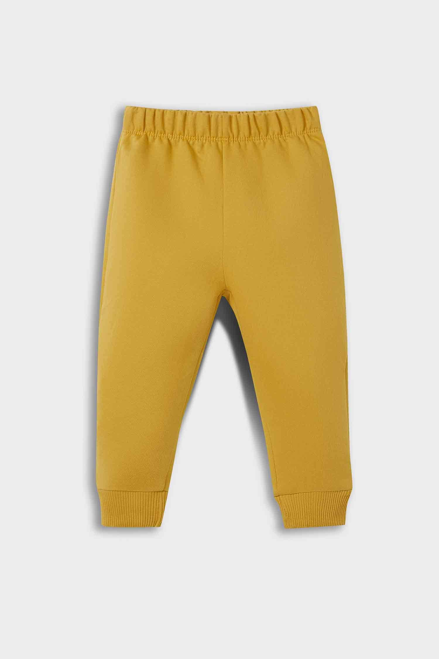 Erkek Bebek 2'li Takım Dinozor Baskılı Kısa Kollu Tişört Eşofman Altı 