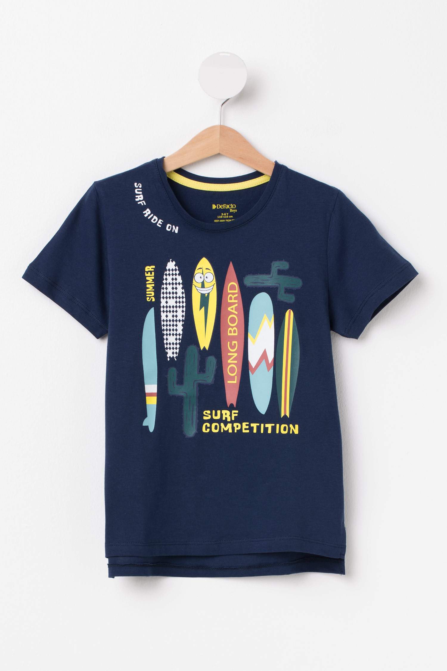 Defacto Baskılı Erkek Çocuk T-shirt. 3