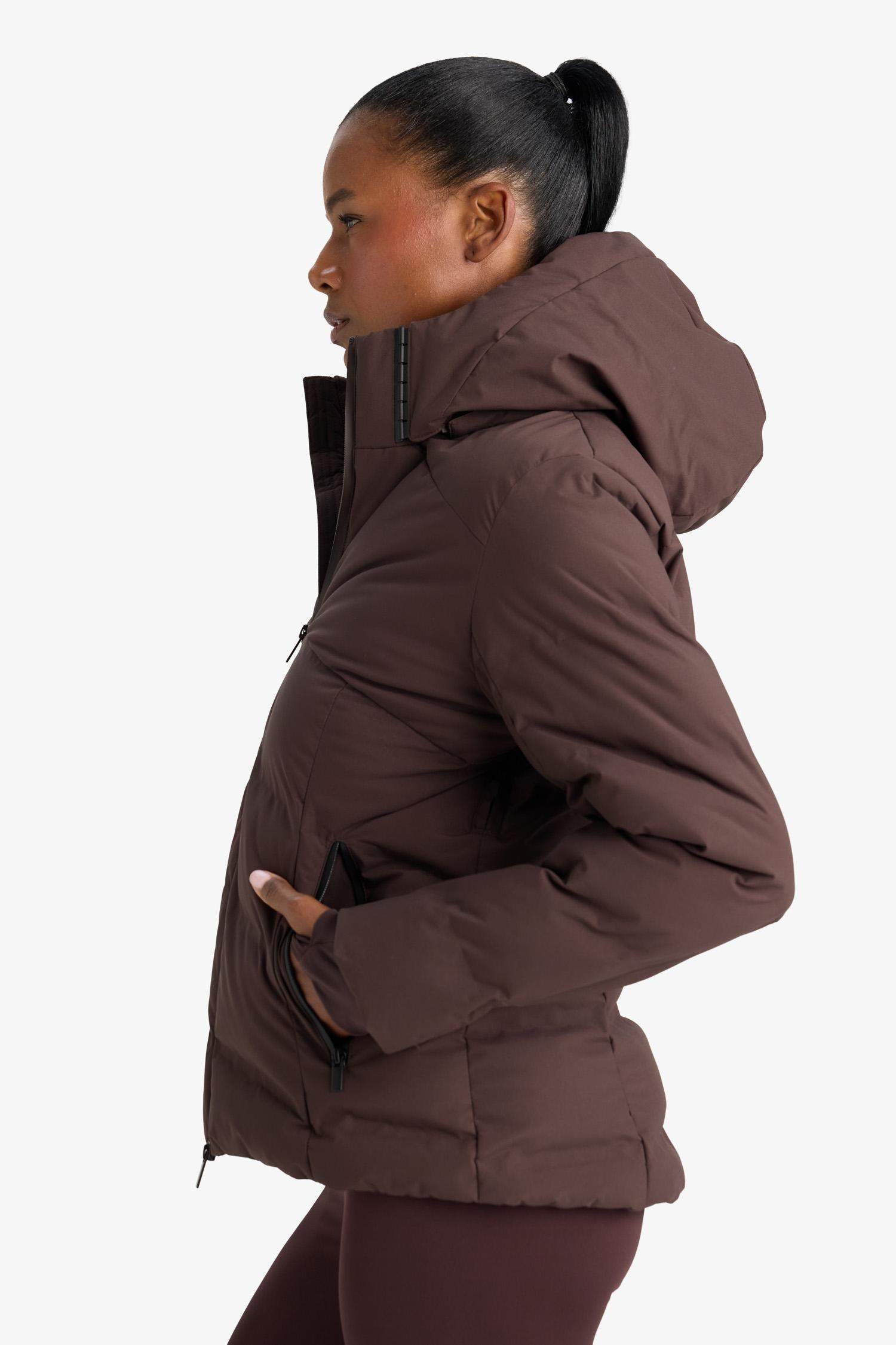 Su İtici Regular Fit Kapüşonlu Kayak Montu