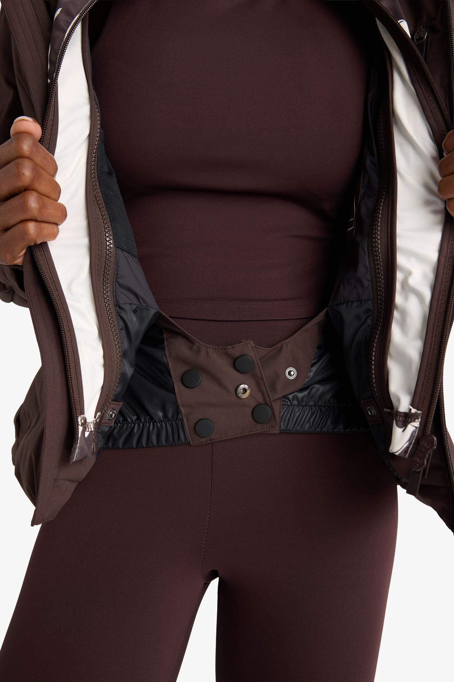 Su İtici Regular Fit Kapüşonlu Kayak Montu