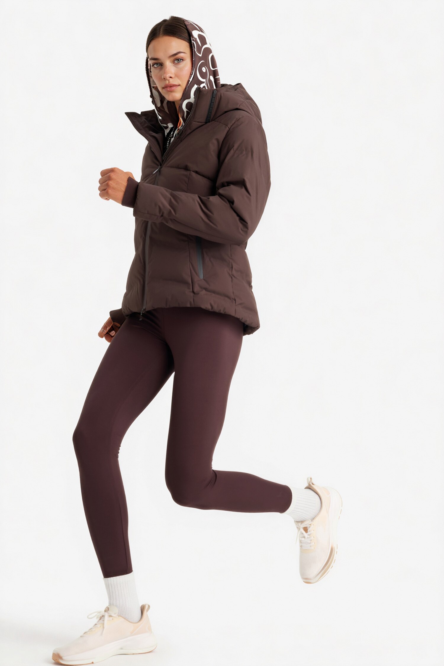 DeFacto Rüzgar Geçirmez Su İtici Regular Fit Kapüşonlu Kayak Montu görsel 5