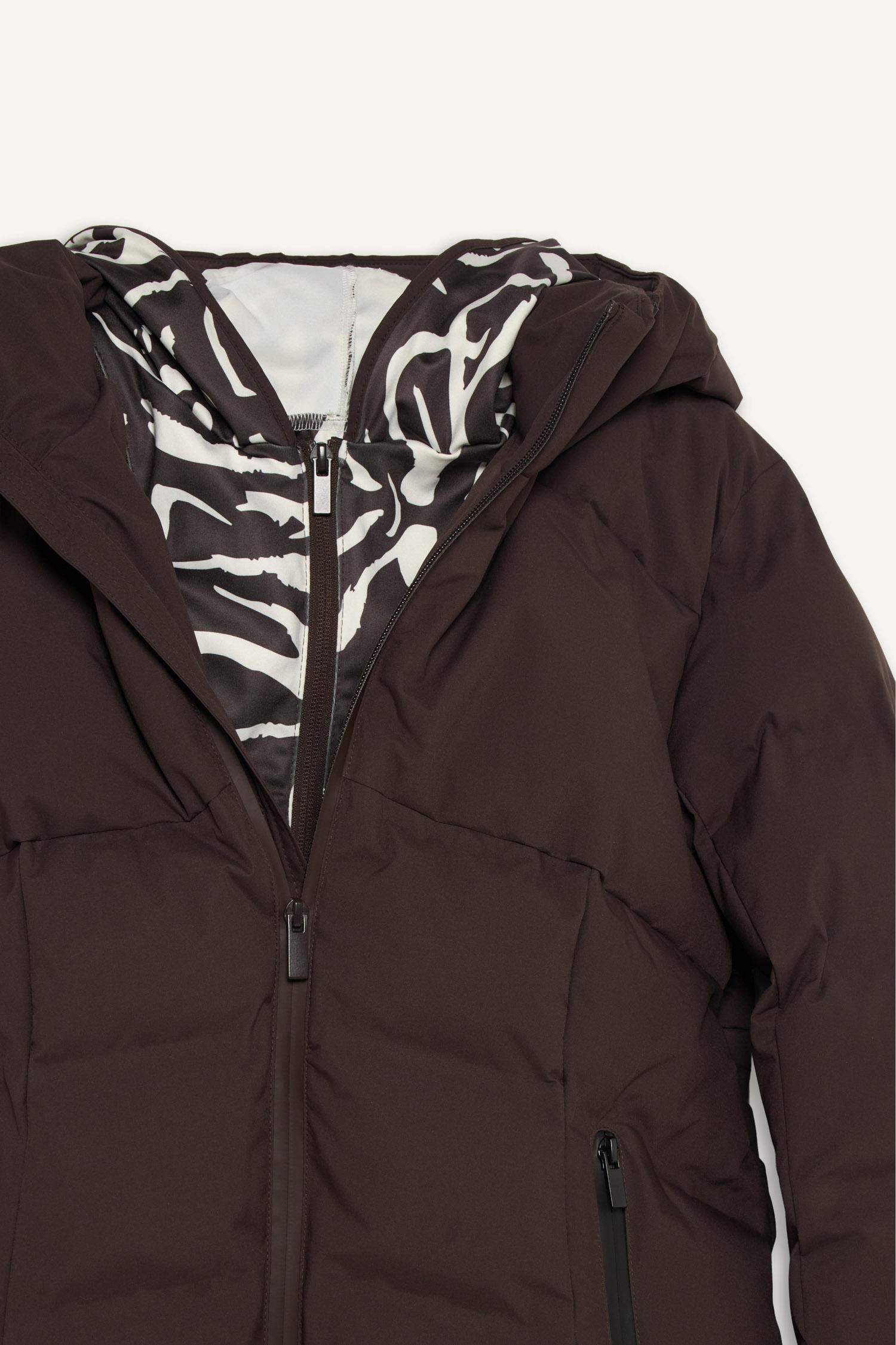 Su İtici Regular Fit Kapüşonlu Kayak Montu