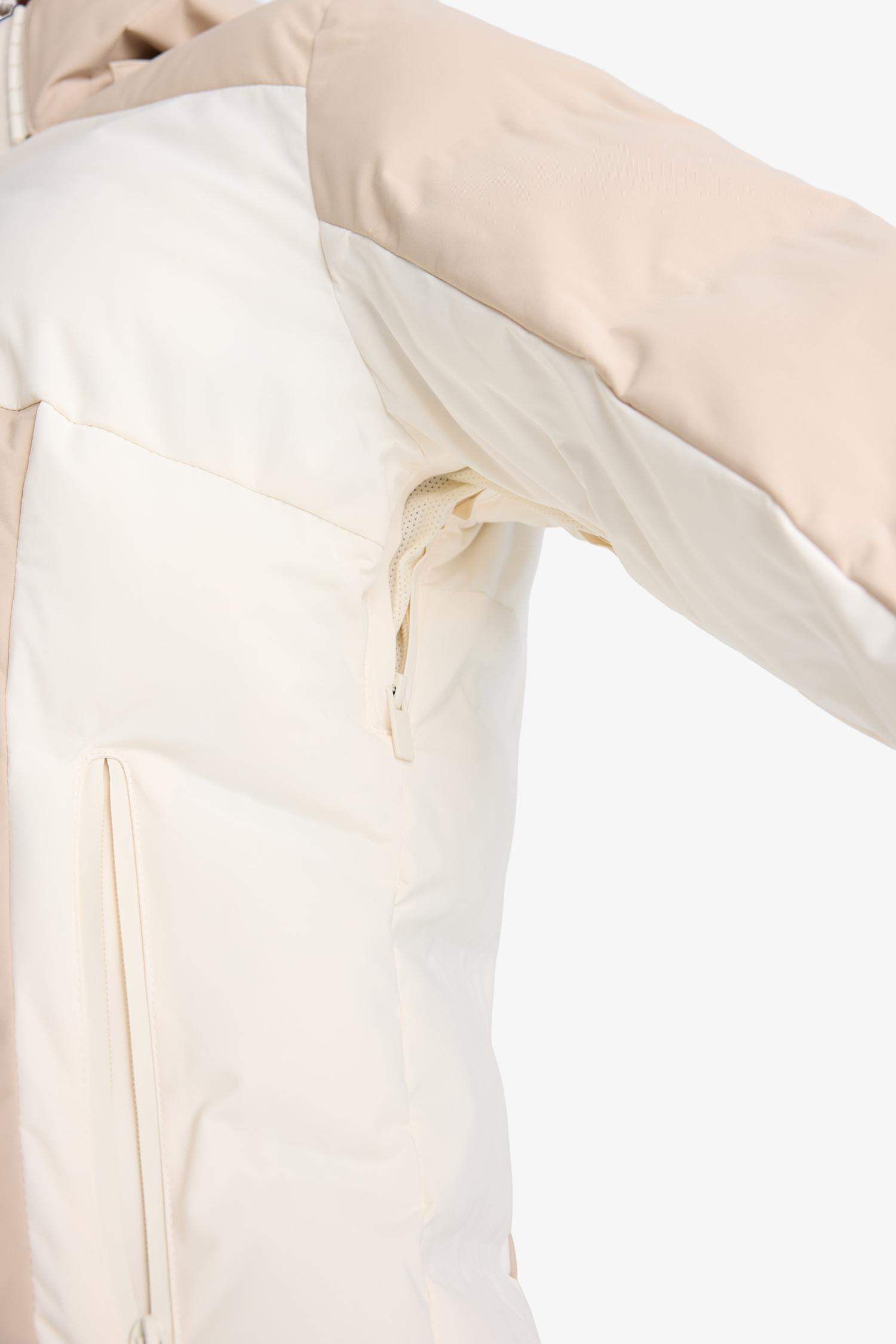 Su İtici Regular Fit Kapüşonlu Fermuarlı Kayak Montu