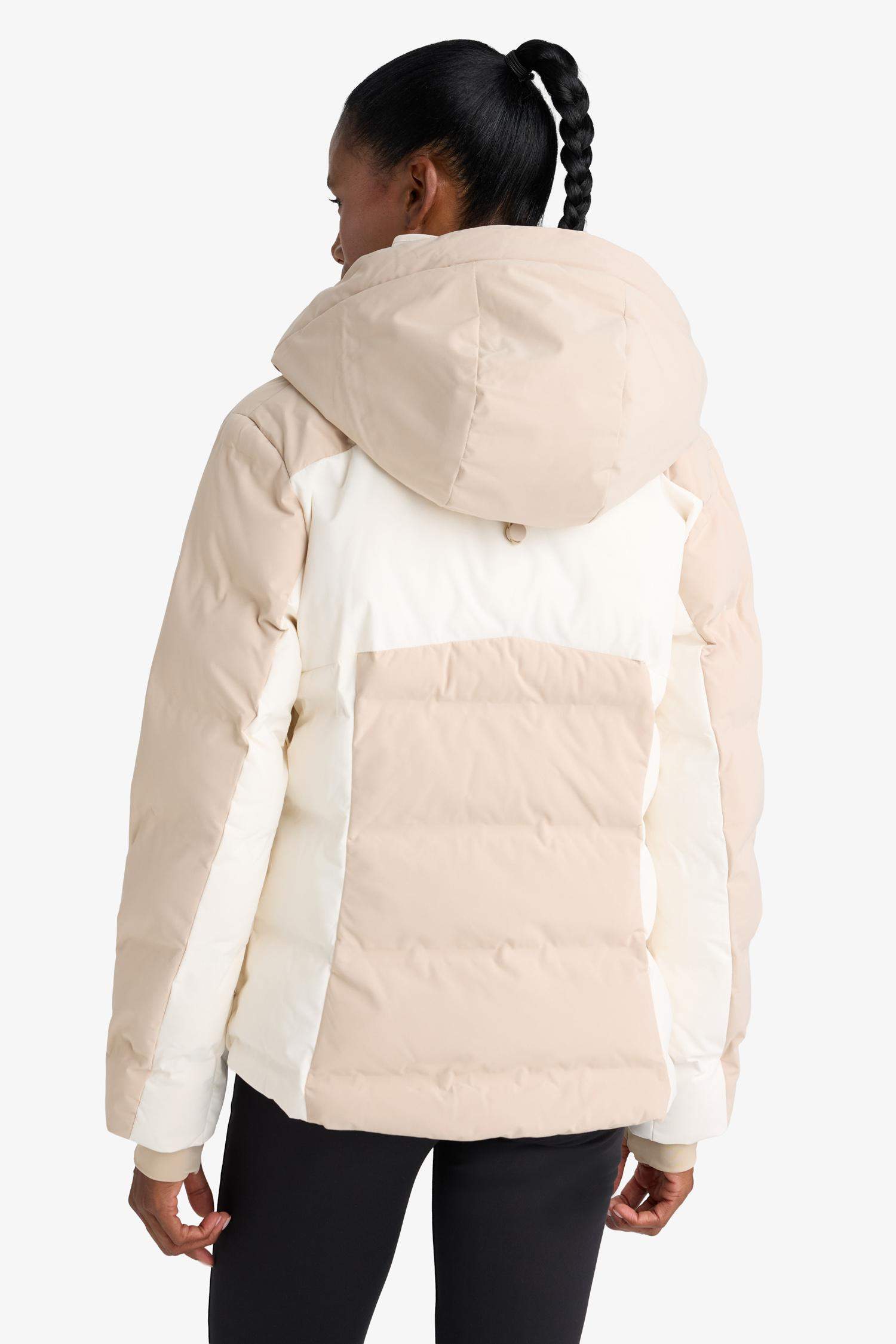 Su İtici Regular Fit Kapüşonlu Fermuarlı Kayak Montu