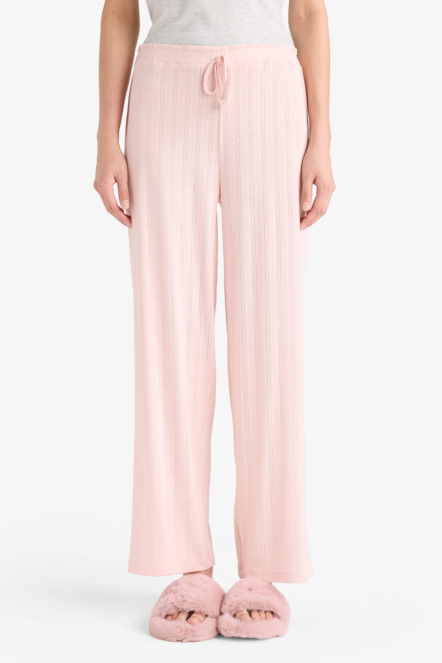 Regular Fit Beli Lastikli Pijama Altı