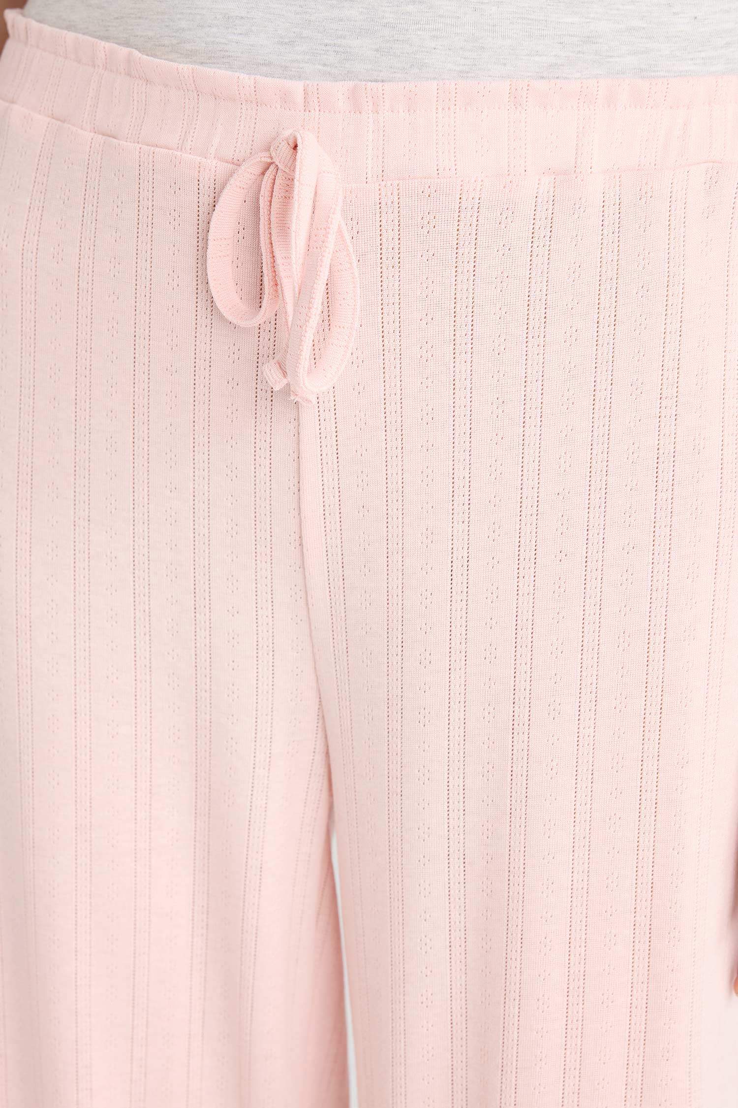 Regular Fit Beli Lastikli Pijama Altı