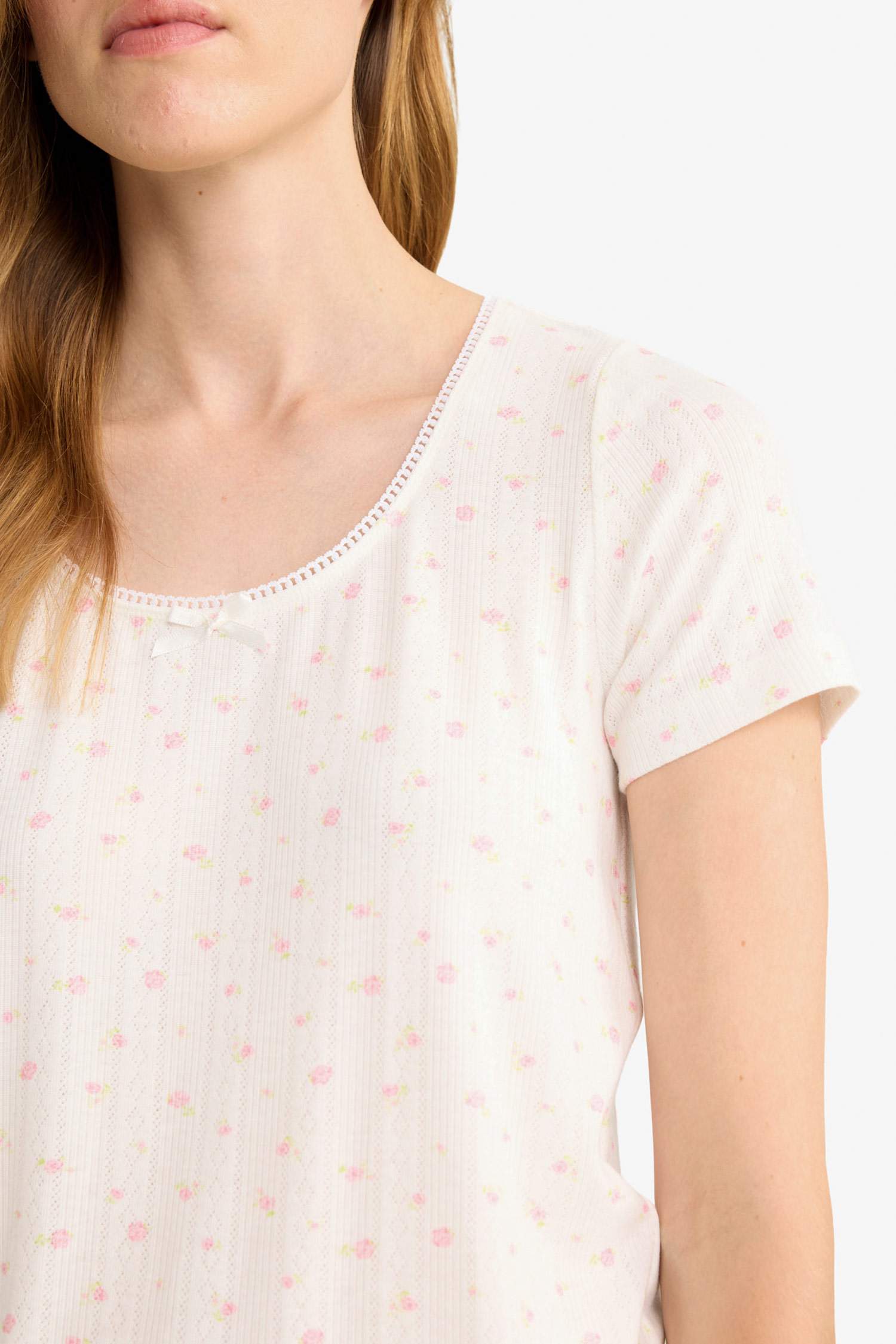 Fall in Love Regular Fit Short Sleeve 2 Piece Set