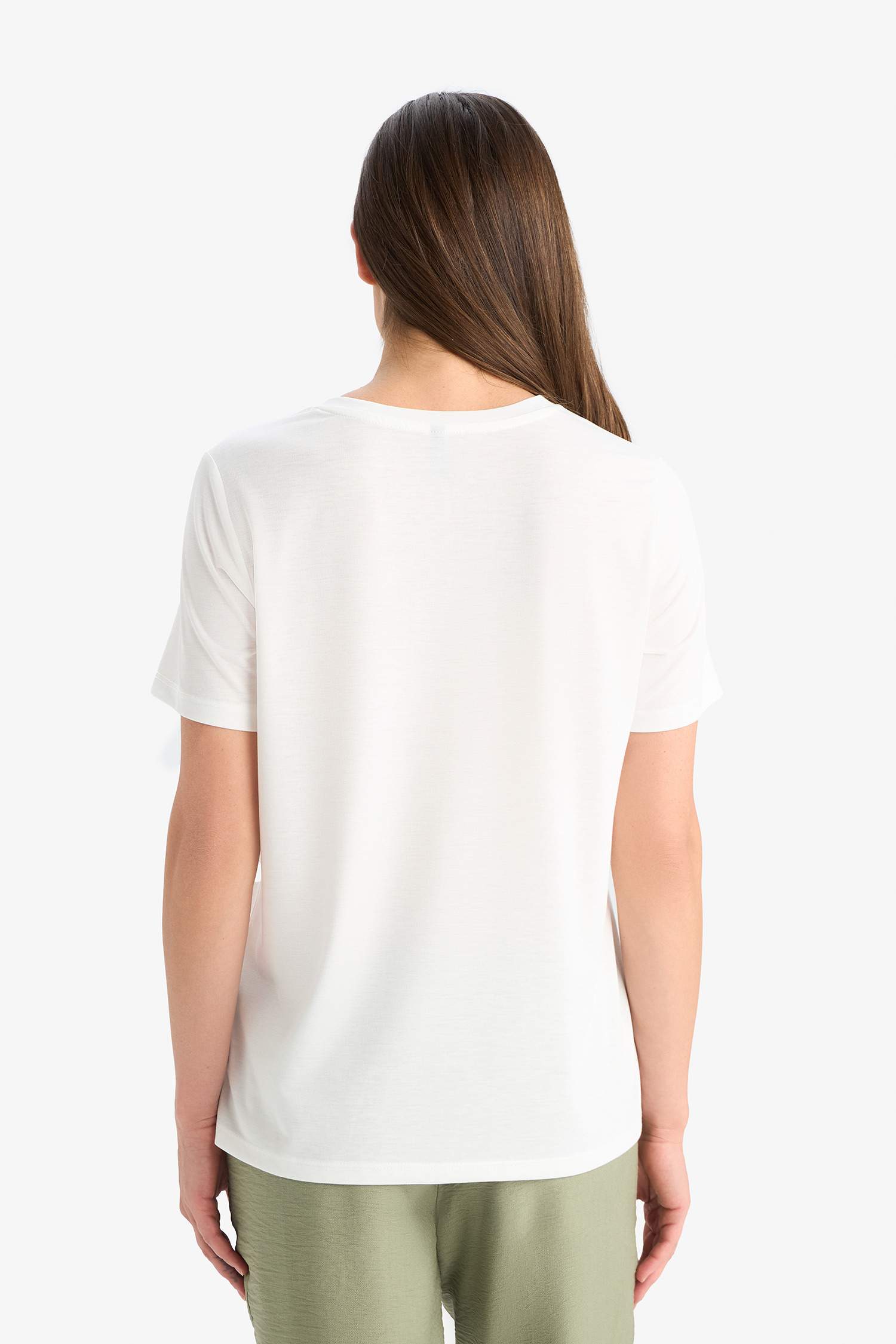 Crew Neck Floral Short Sleeve T-Shirt