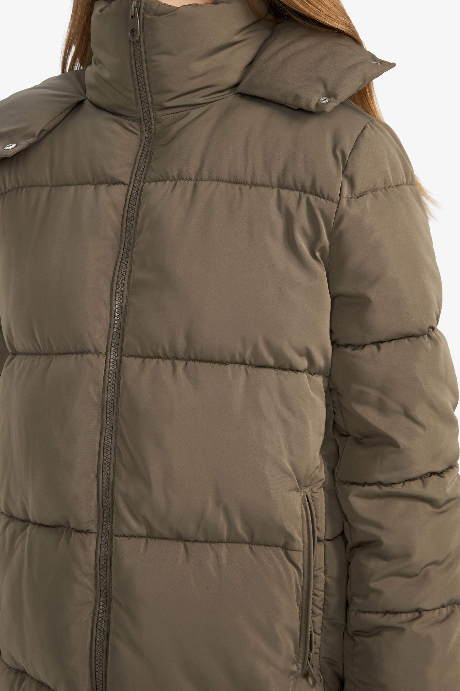 Su Geçirmez Regular Fit Kapüşonlu Parka