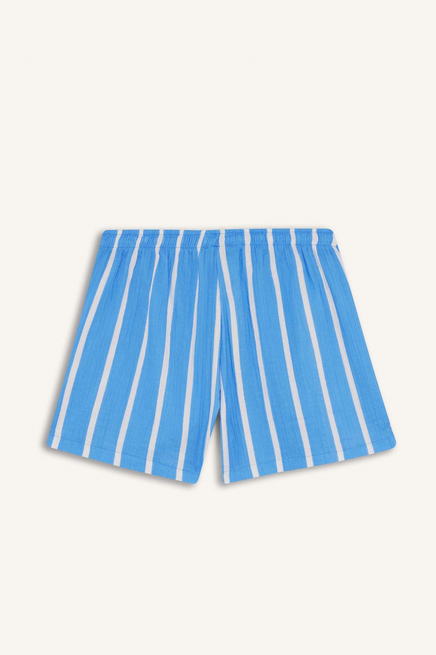 Шорты A-кроя с нормальной посадкой и короткой длиной трубки, муслин