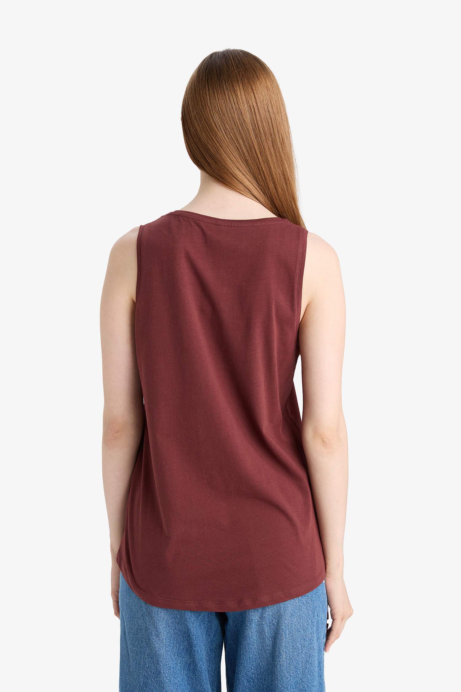 Regular Fit Crew Neck Tank Top