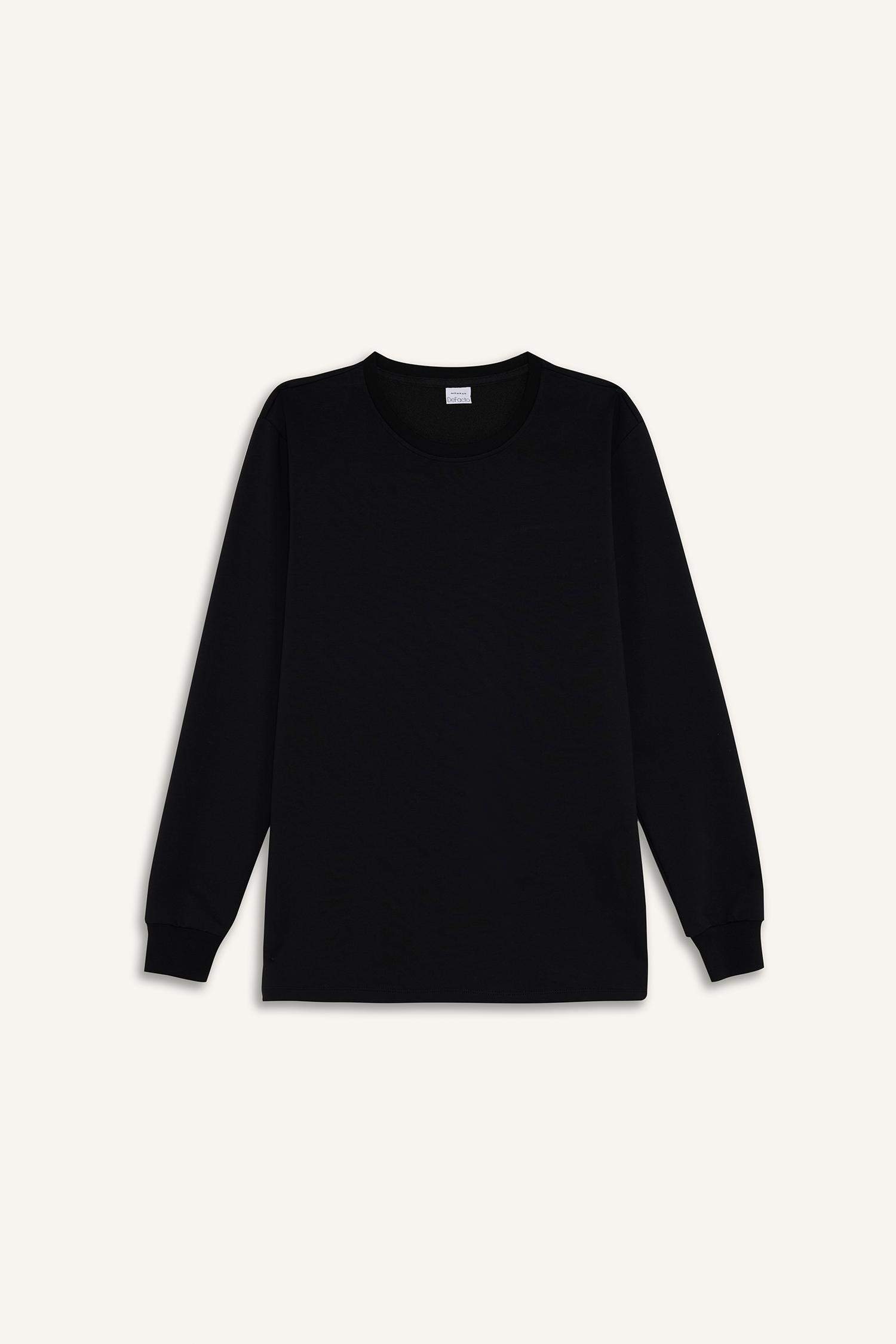 Slim Fit Crew Neck Long Sleeve T-Shirt