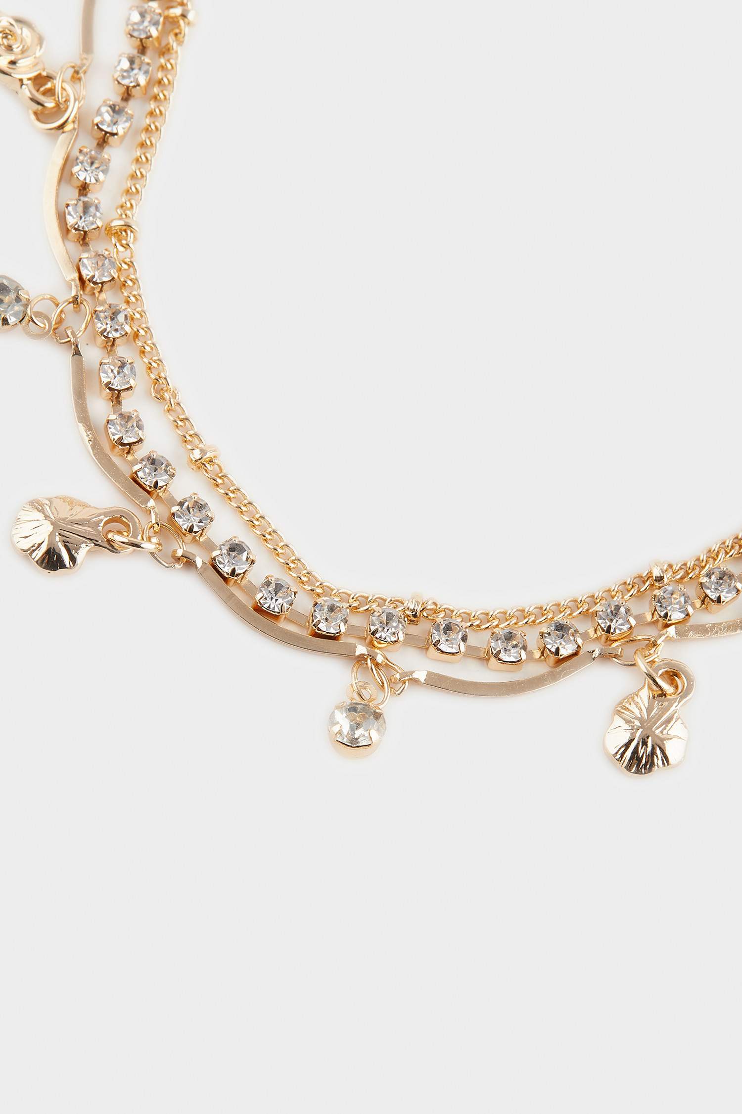 Женский Золотой Браслет с Камнями