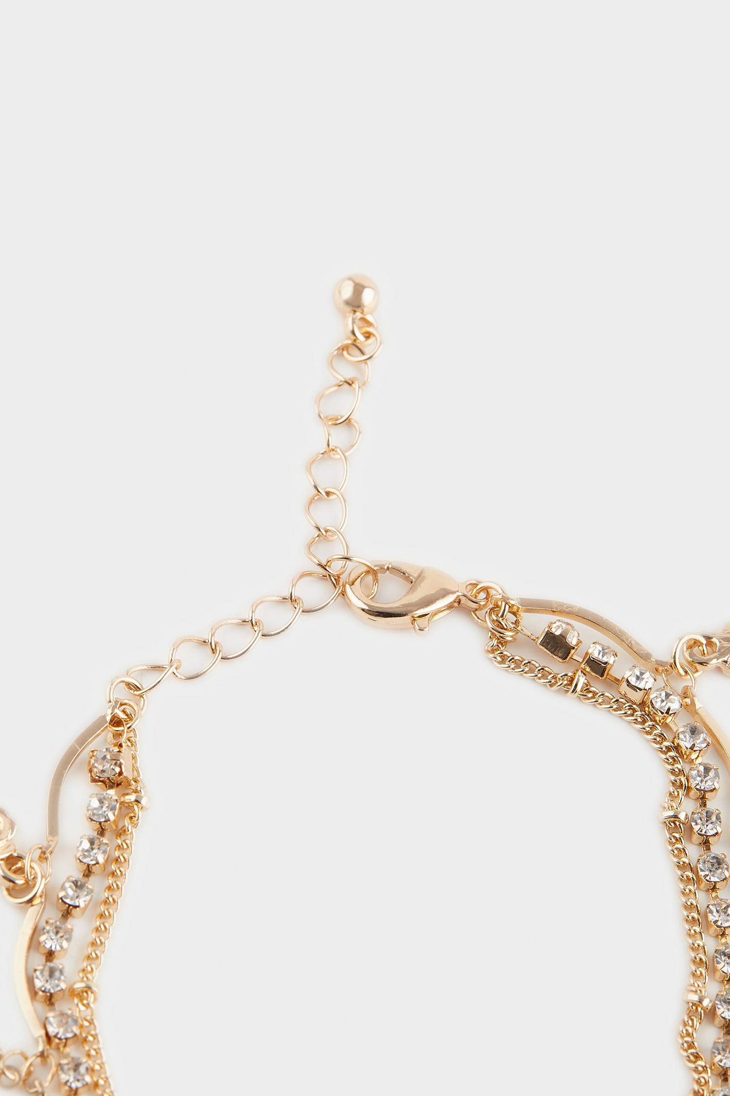 Женский Золотой Браслет с Камнями