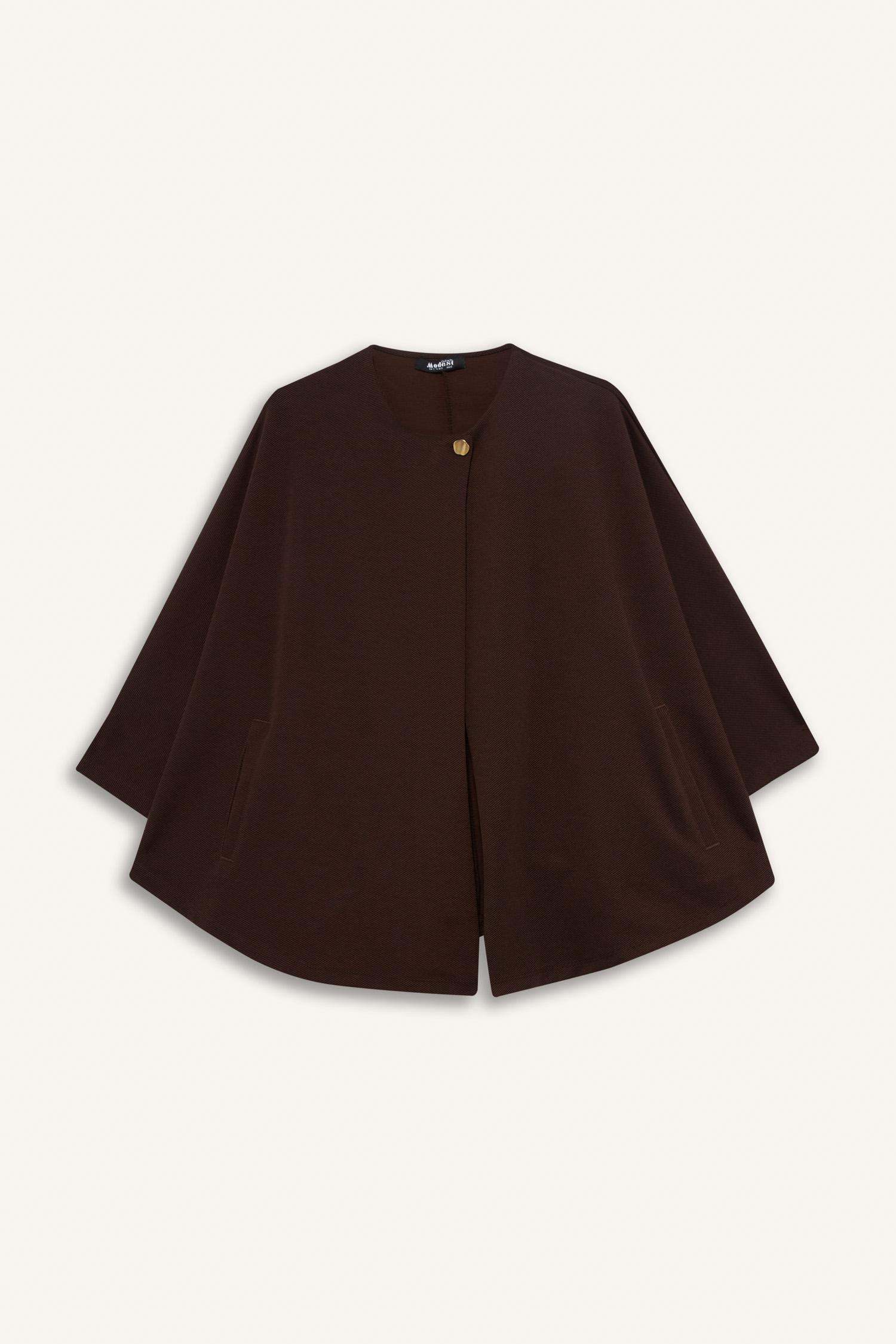 جاكيت عريض قصة عادية بياخة مستديرة